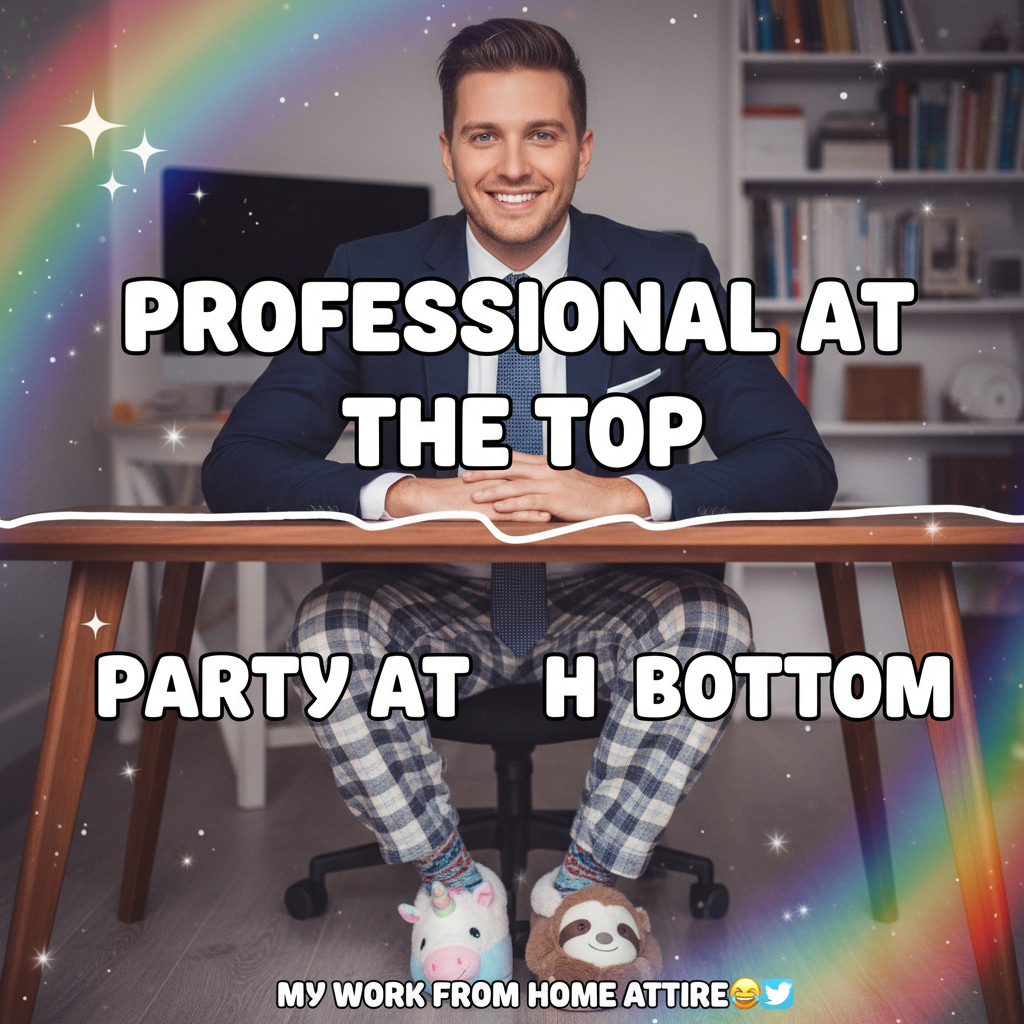Wore pajamas to a 'business casual' Zoom meeting. Nobody noticed. This is the way.