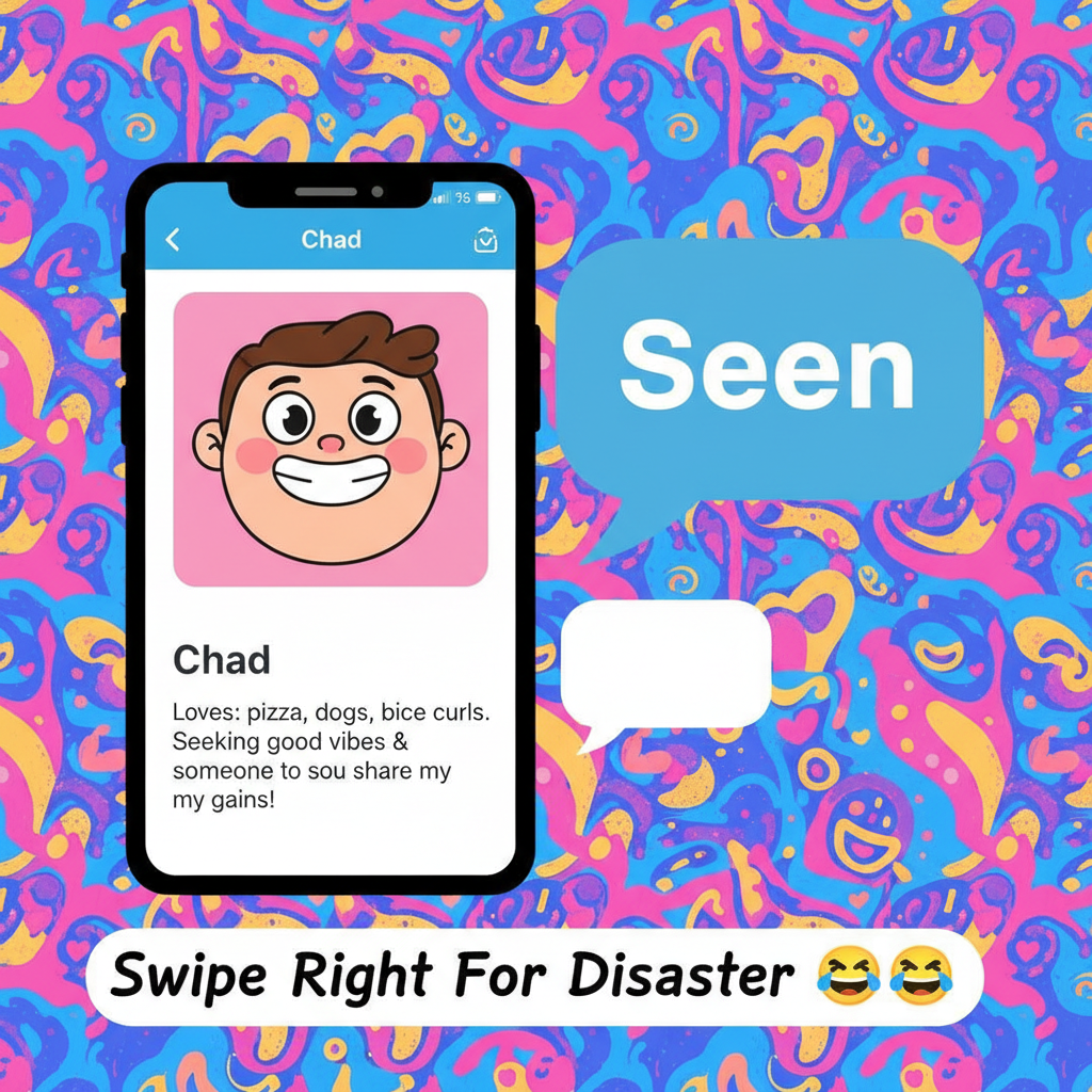 Dating apps: where 'fun-loving' means 'will ghost you after one coffee'.