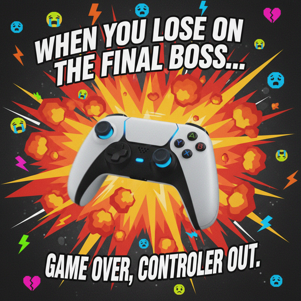 My controller just flew across the room. It wasn't my fault, it was the game's.