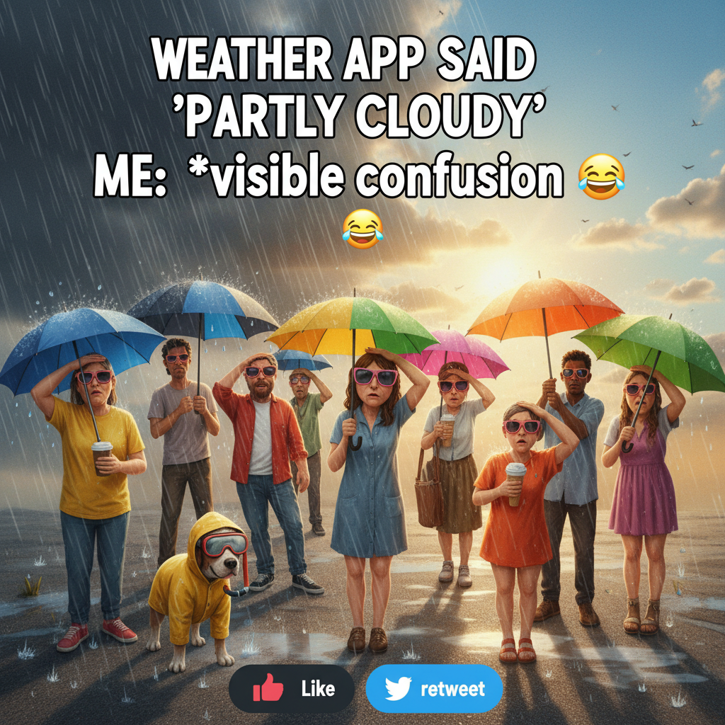 It's 75 degrees and raining. Make it make sense, Mother Nature.