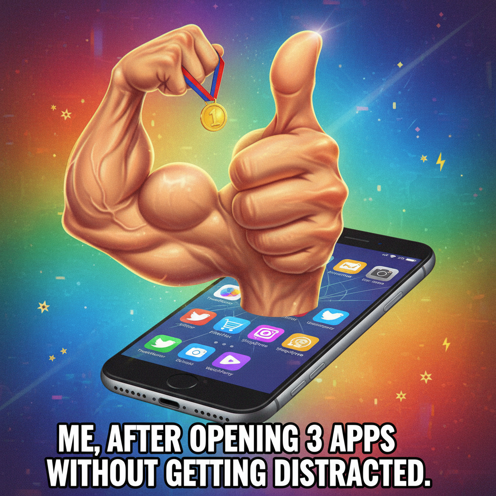 I closed one app to open another. My thumb deserves an Olympic medal.