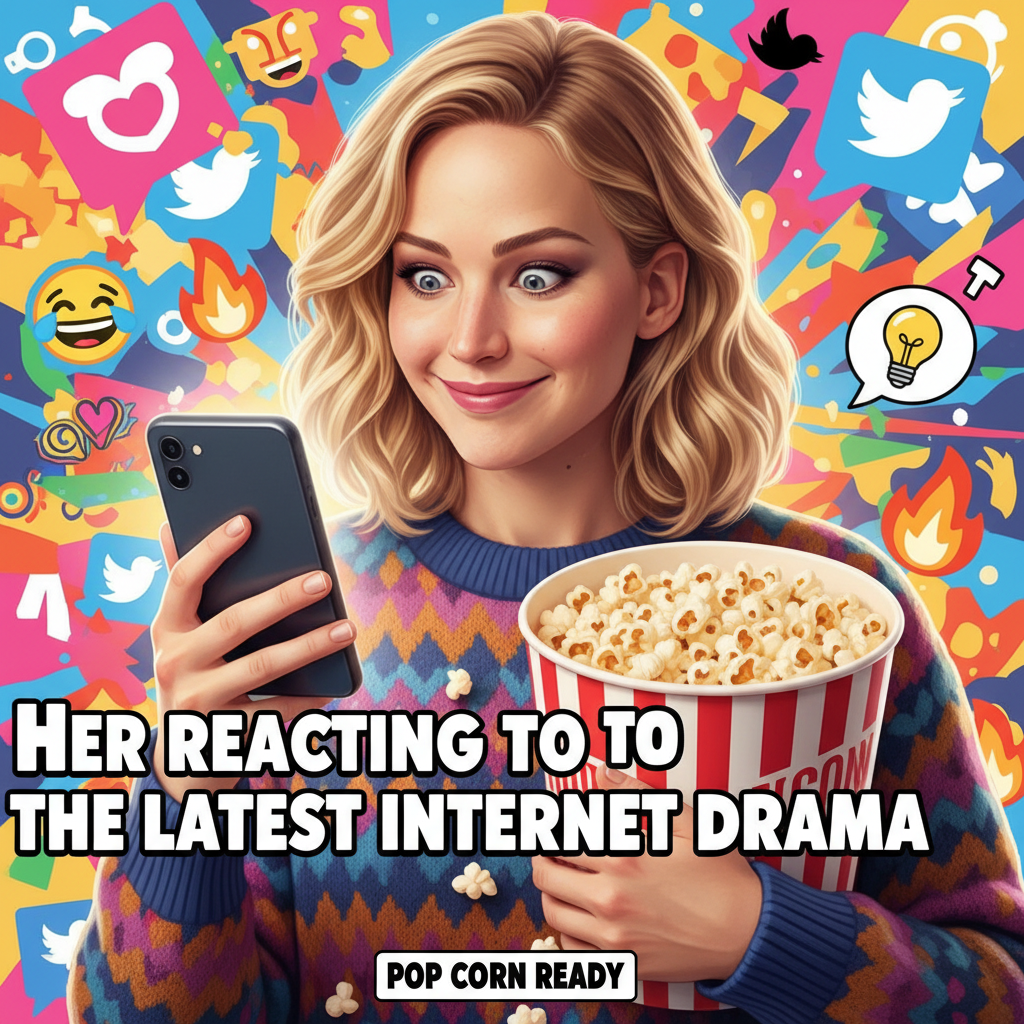 Me watching celebrity drama unfold like I'm a paid consultant. 🍿