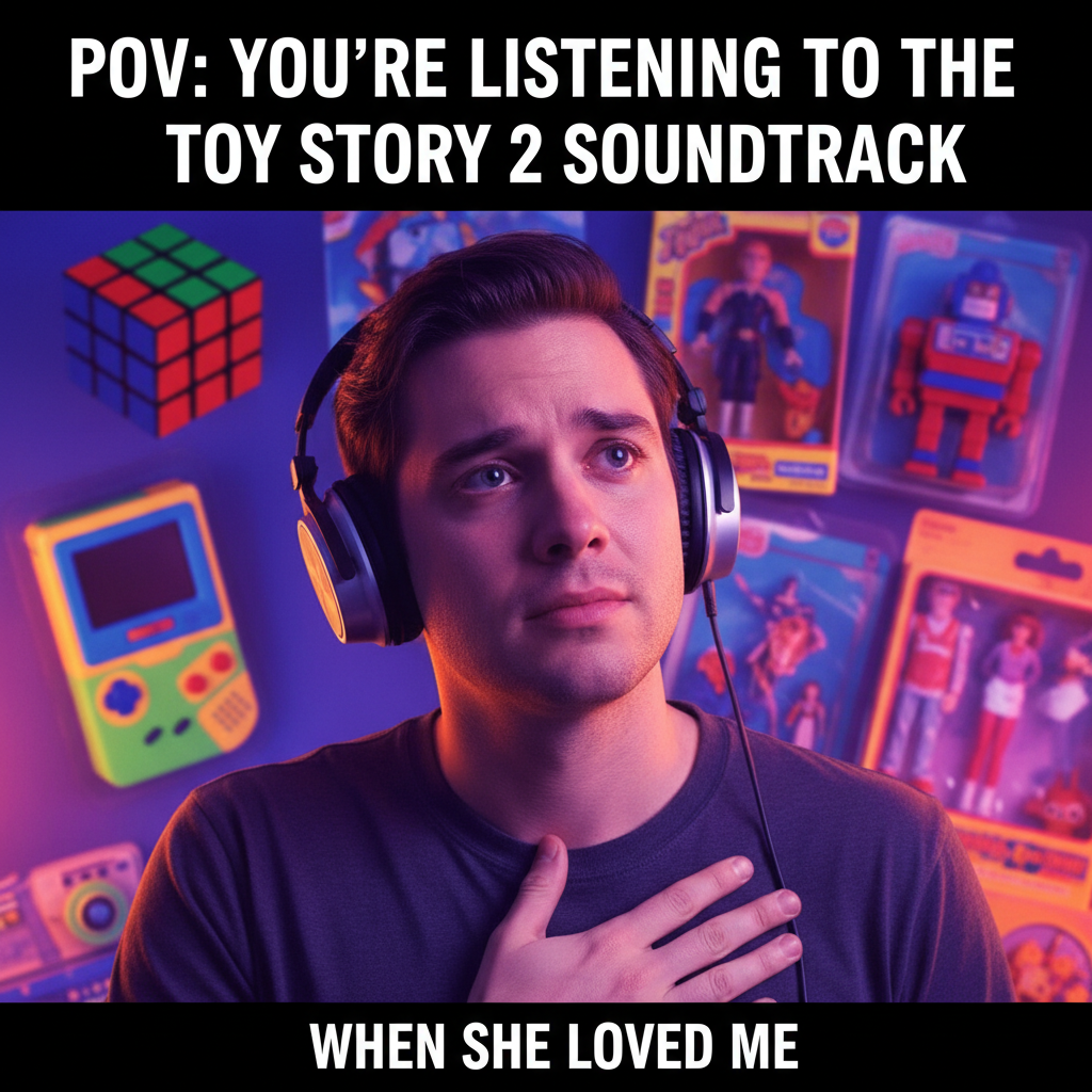 Hearing that one song from childhood just unlocked 10 years of memories. I'm not okay.