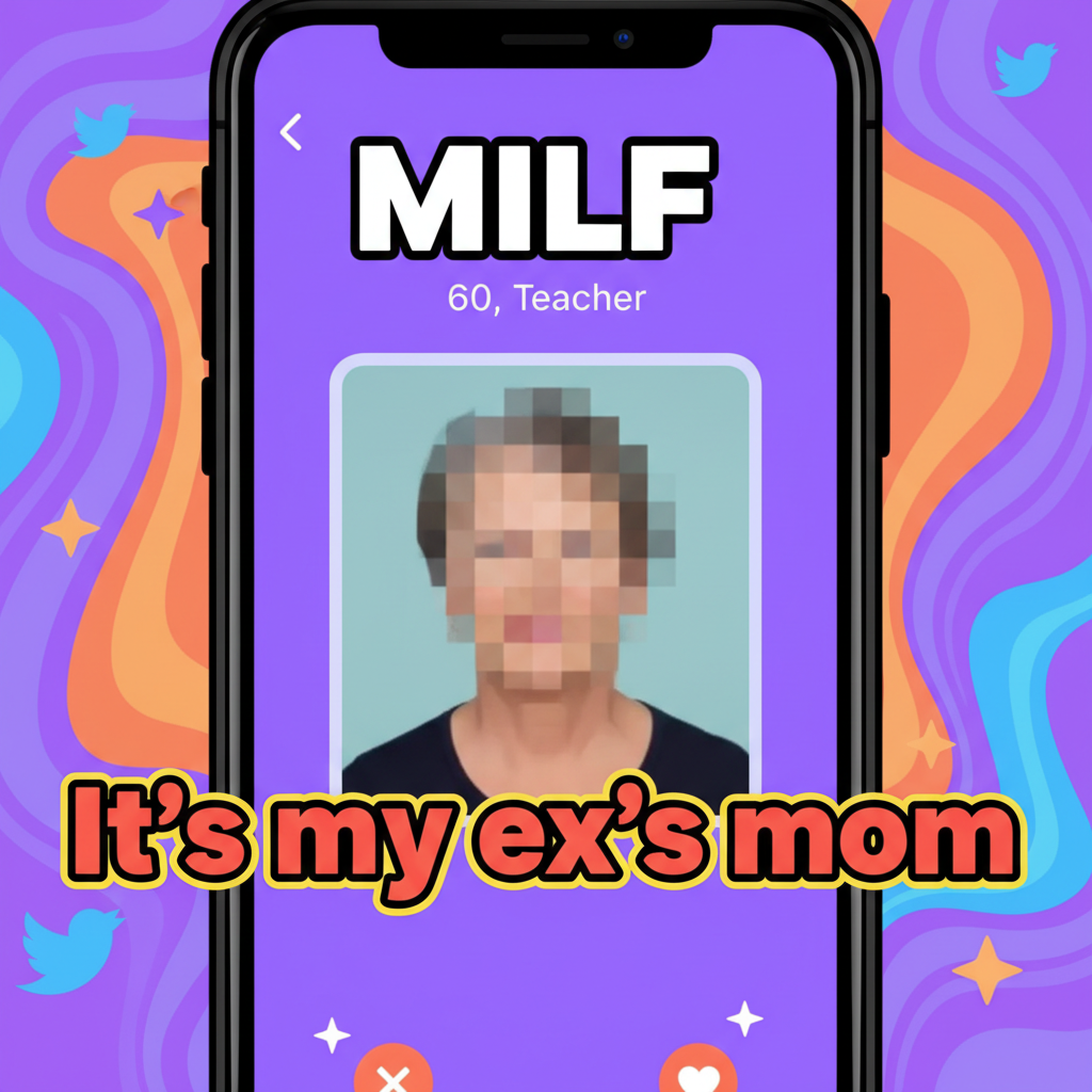 Matched with my ex's mom on a dating app. Send help and wine.