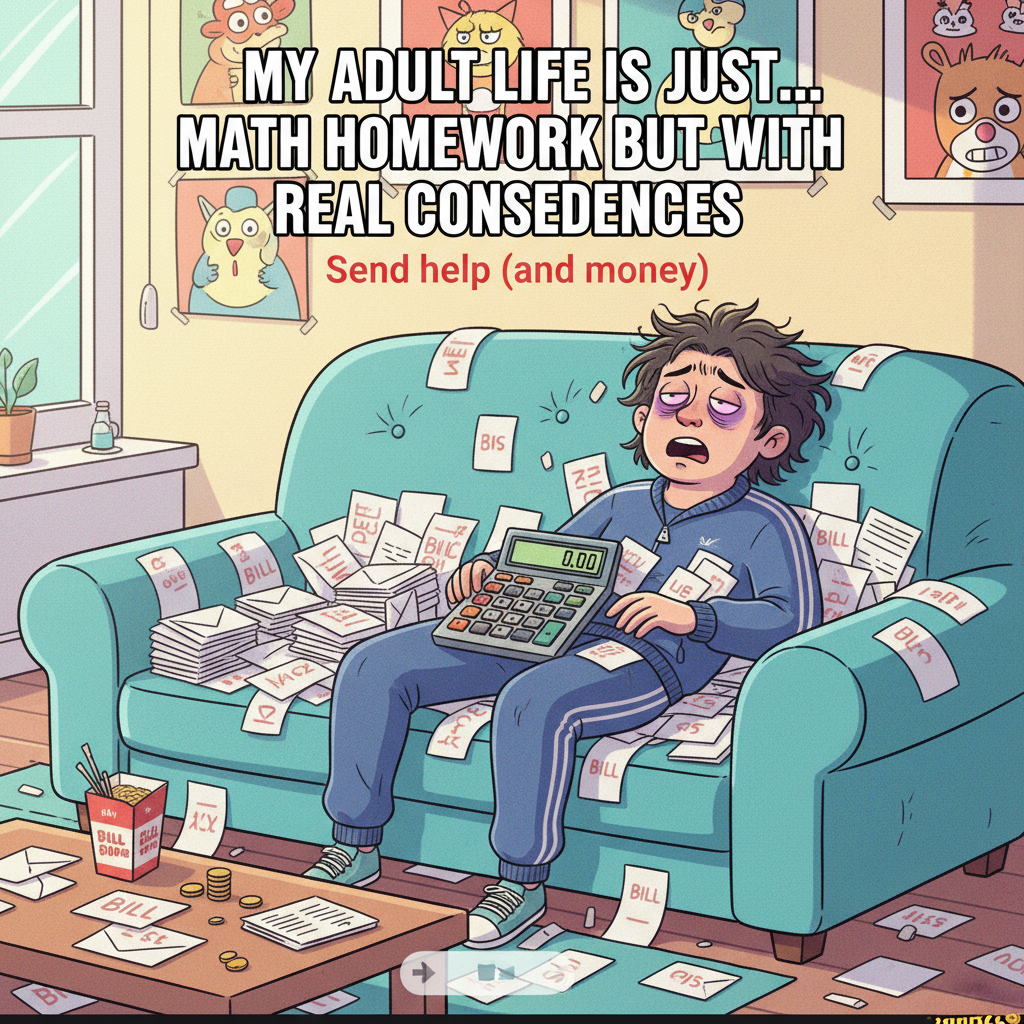 Just paid my bills and now I understand why adults nap so much. It's not a luxury, it's a reset.