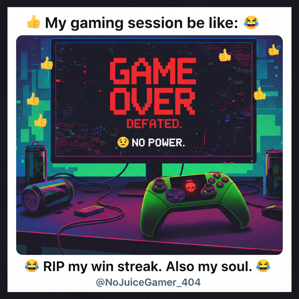 Lost to a level 1 bot because my controller died. I need a new life, not just a controller.