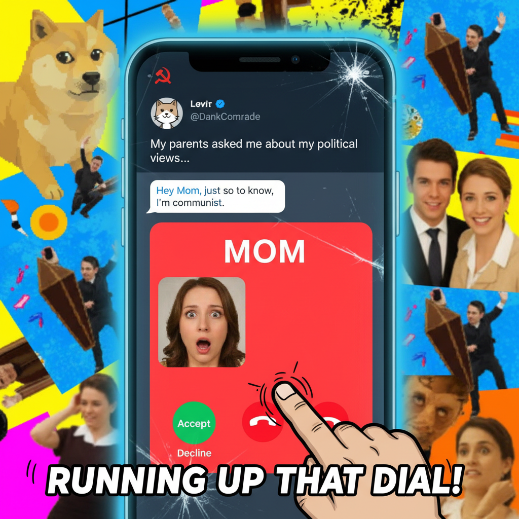Autocorrect changed 'I'm coming home' to 'I'm communist.' My mom called 911.