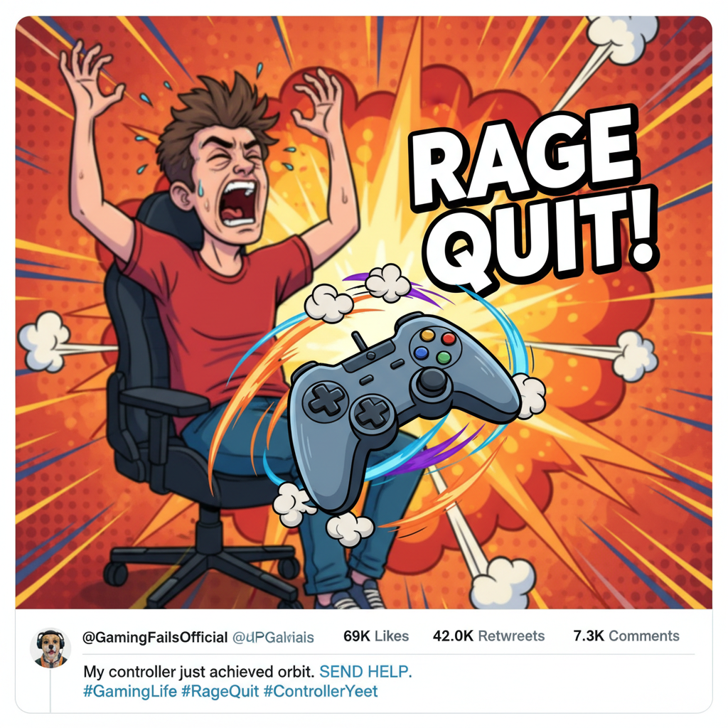 My controller just flew across the room. It wasn't me, it was the lag.