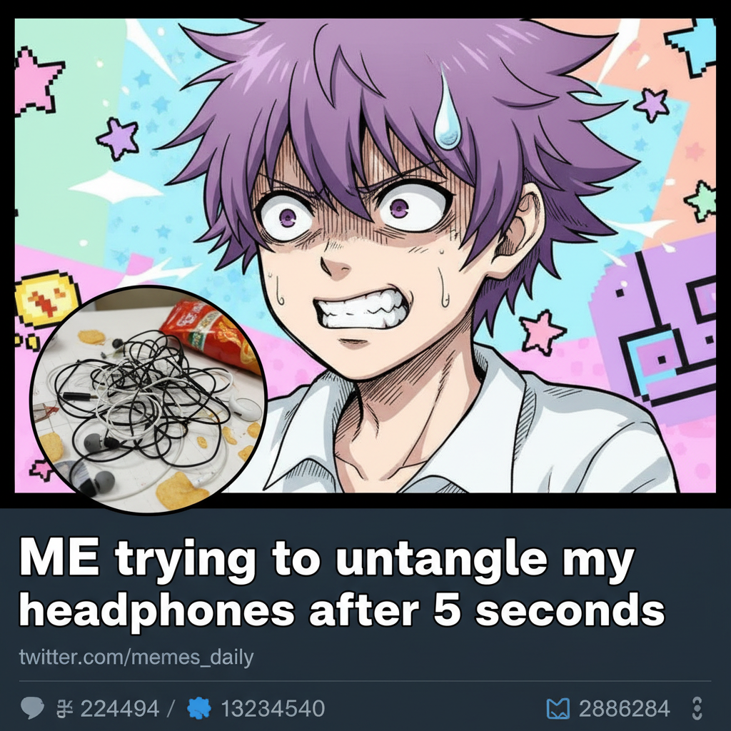 Me trying to use anime logic to solve my real-life problems. It's not working.