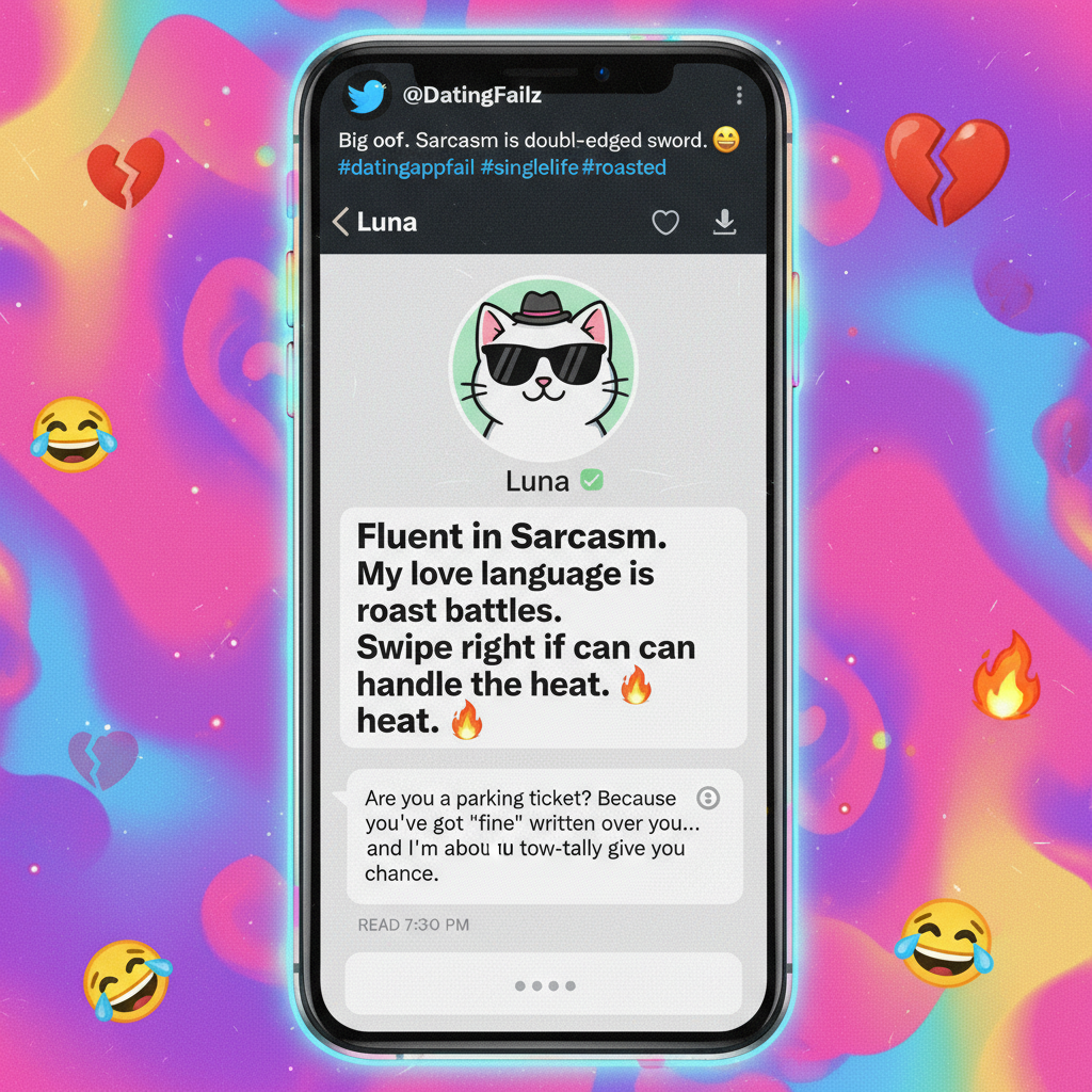 Dating apps: Where 'fluent in sarcasm' means 'will ghost you with a witty one-liner.'