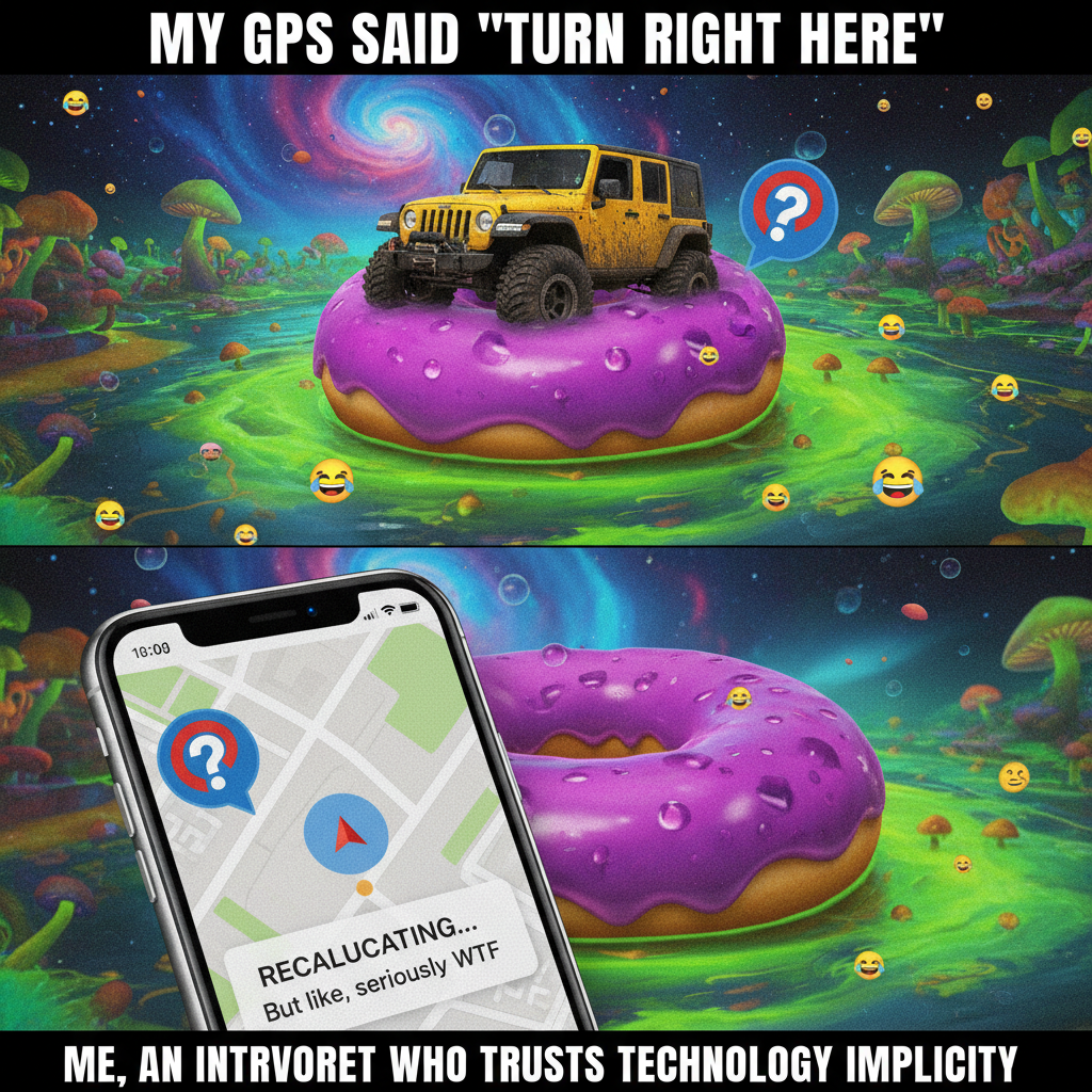 GPS: 'Recalculating.' Me: *already 3 states away* #RoadTripFails