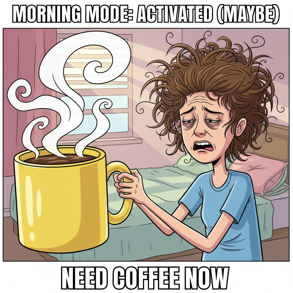 My blood type is coffee. My spirit animal is a barista. Don't talk to me before my first cup.
