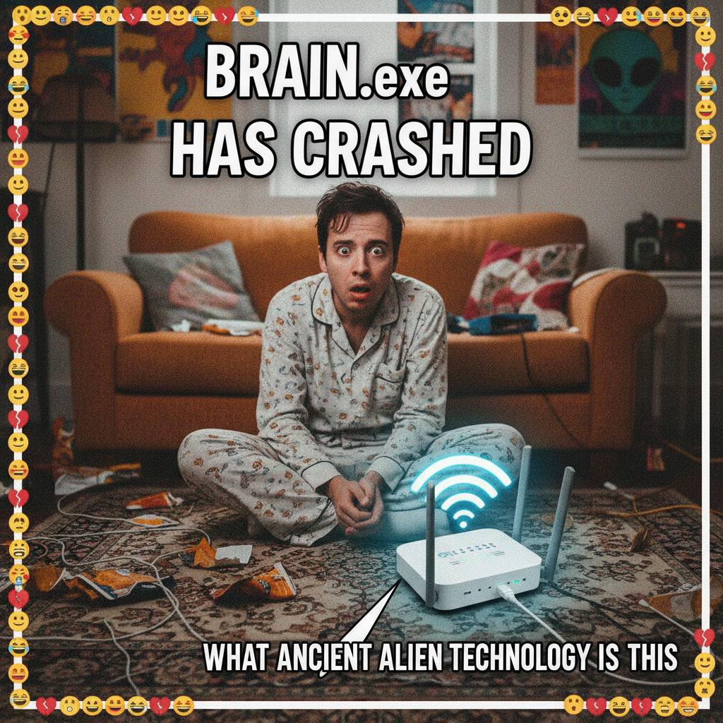 The wifi went down. I've forgotten how to human. What year is it?