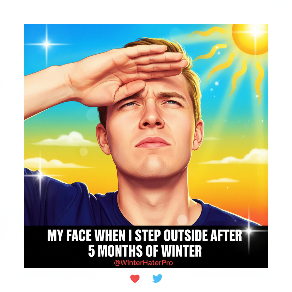It's 70°F and sunny but I'm still complaining. Peak human condition. #Weather