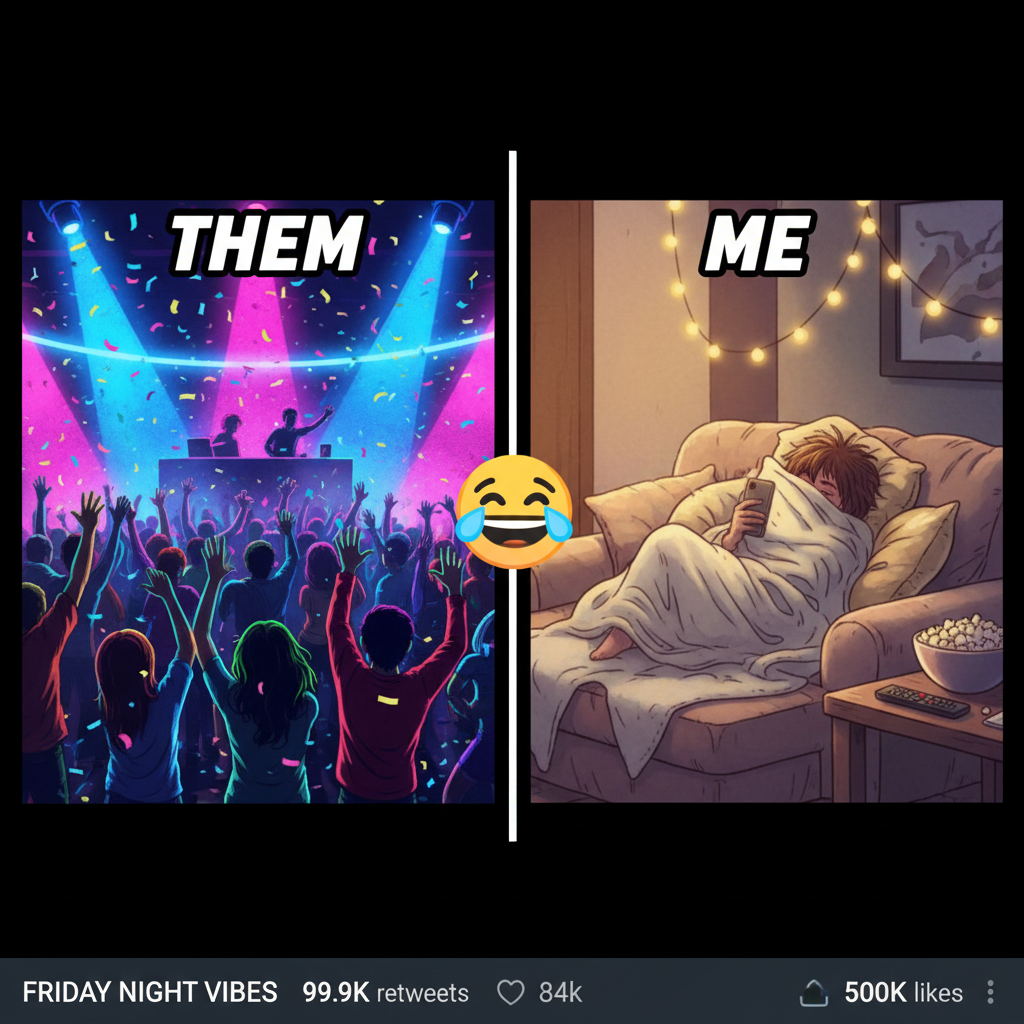 Friday night plans: clubbing. Friday night reality: debating if I need a second blanket.