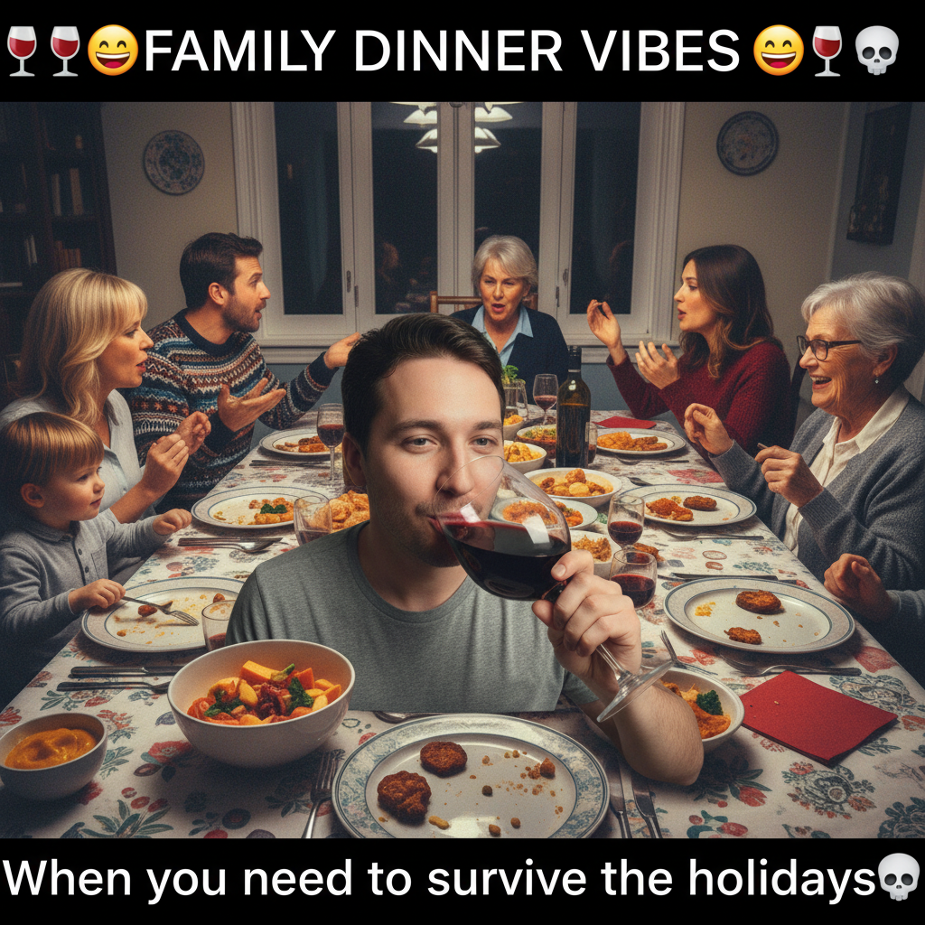 Grandma just asked if my 'internet friends' are coming to dinner. Send wine. Lots of wine.