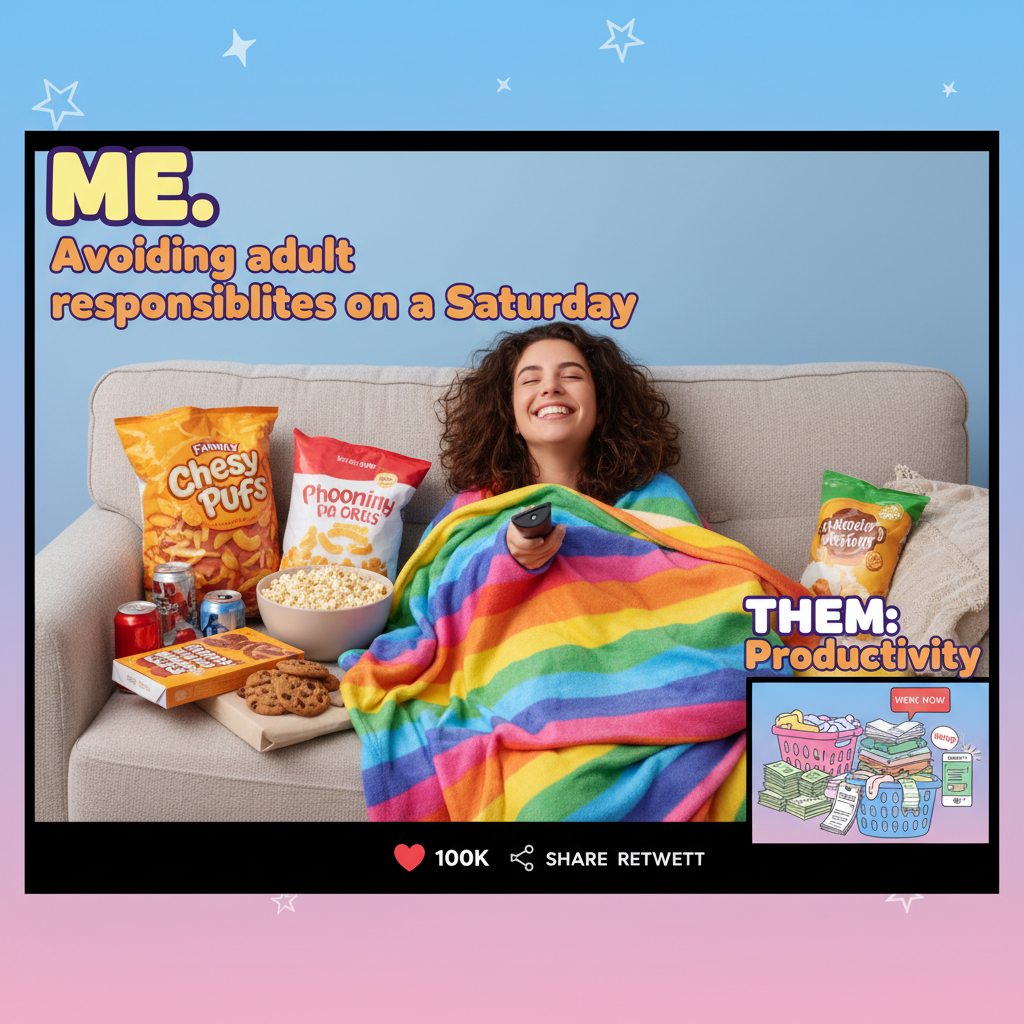 Friday night plans: 'Go out and be social!' Friday night reality: 'My couch is my soulmate.'