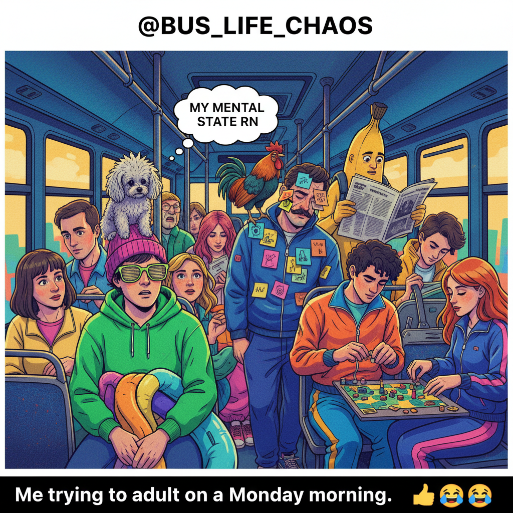 Public transport: where you witness humanity at its most bizarre, and sometimes, most aromatic.