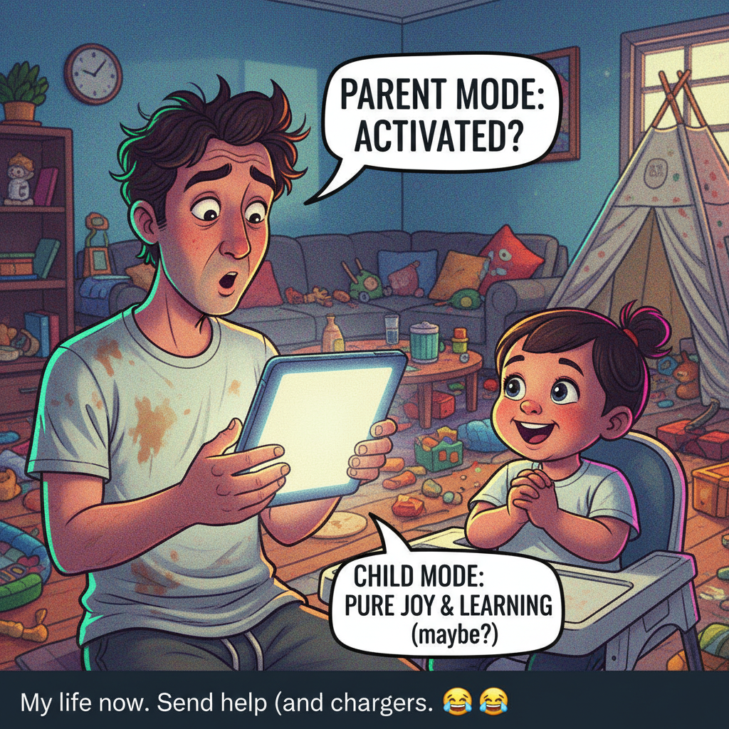My kid just asked if they can 'marry the iPad.' Send help. And snacks.