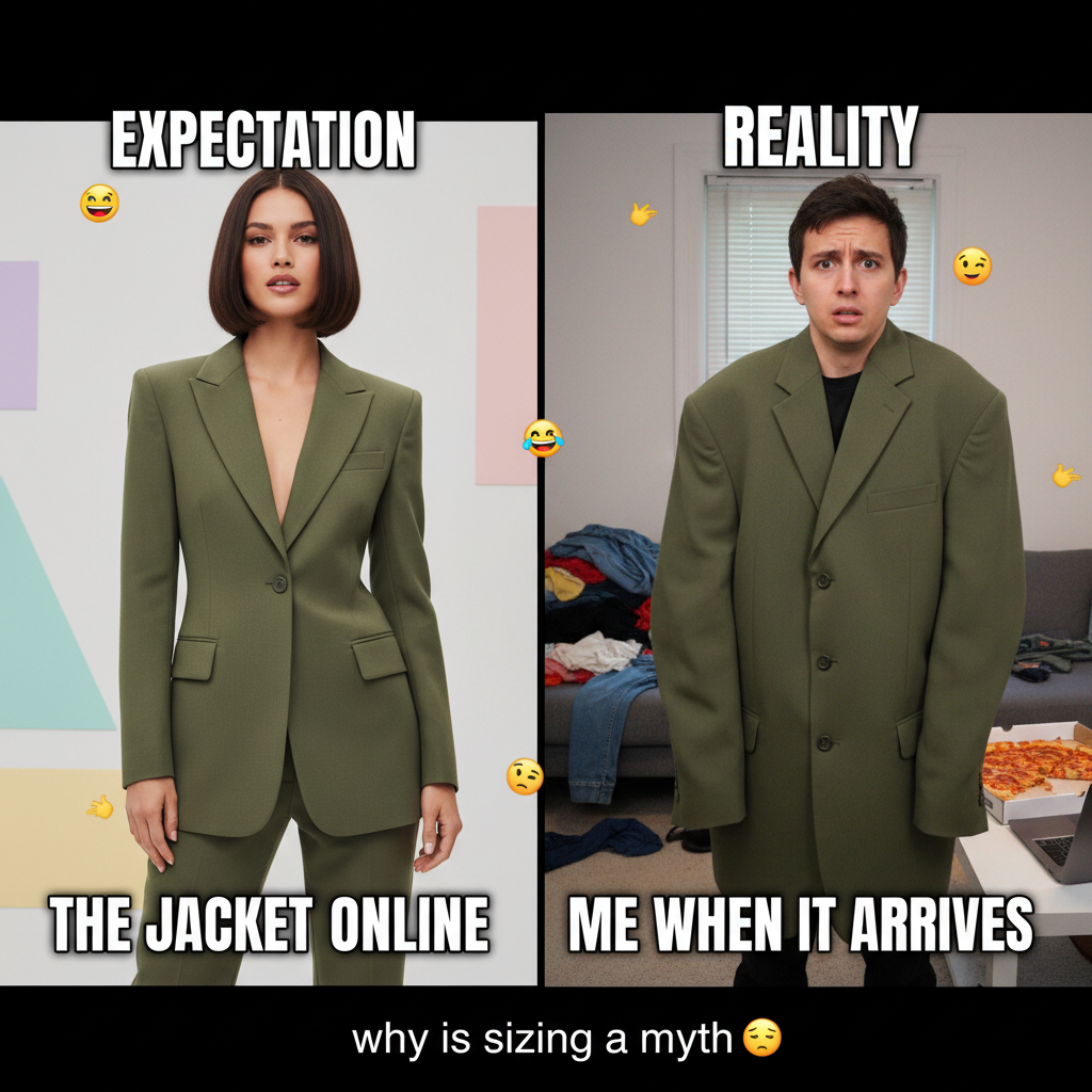 Bought a 'stylish' jacket online. It arrived and fits like a potato sack. ๐ฅ๐งฅ