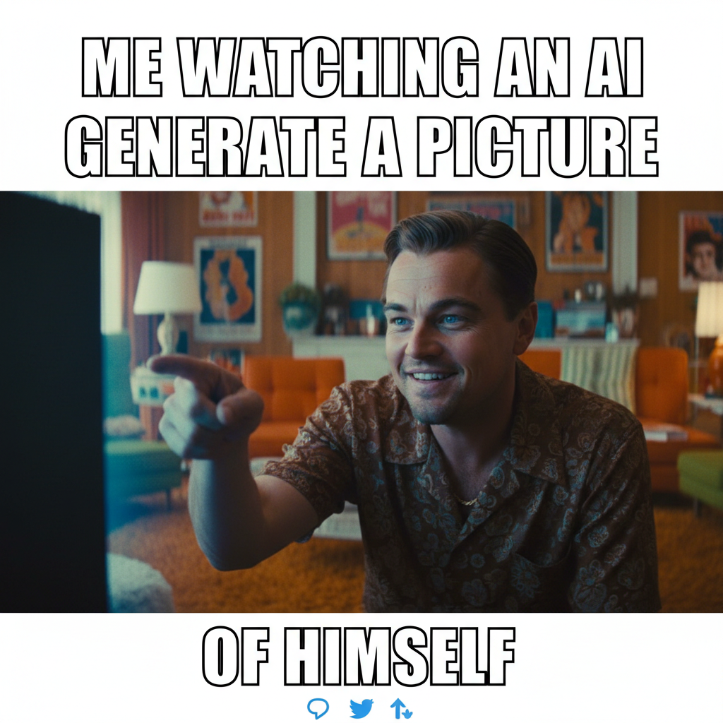 When you see your ex thriving but you're still in bed debating if cereal counts as dinner. *Leo DiCaprio meme*