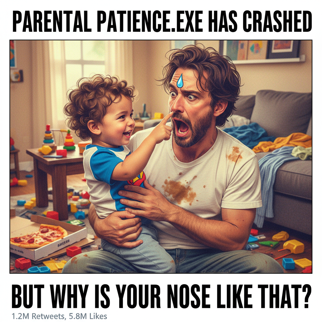 My toddler just asked if I live at their house. Send help.
