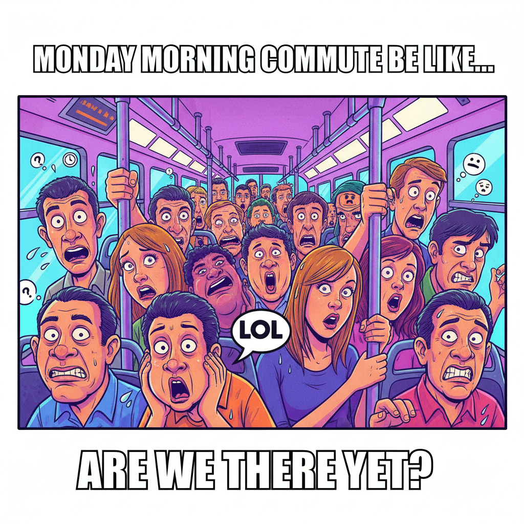 Public transport is just a social experiment on how much chaos we can endure.
