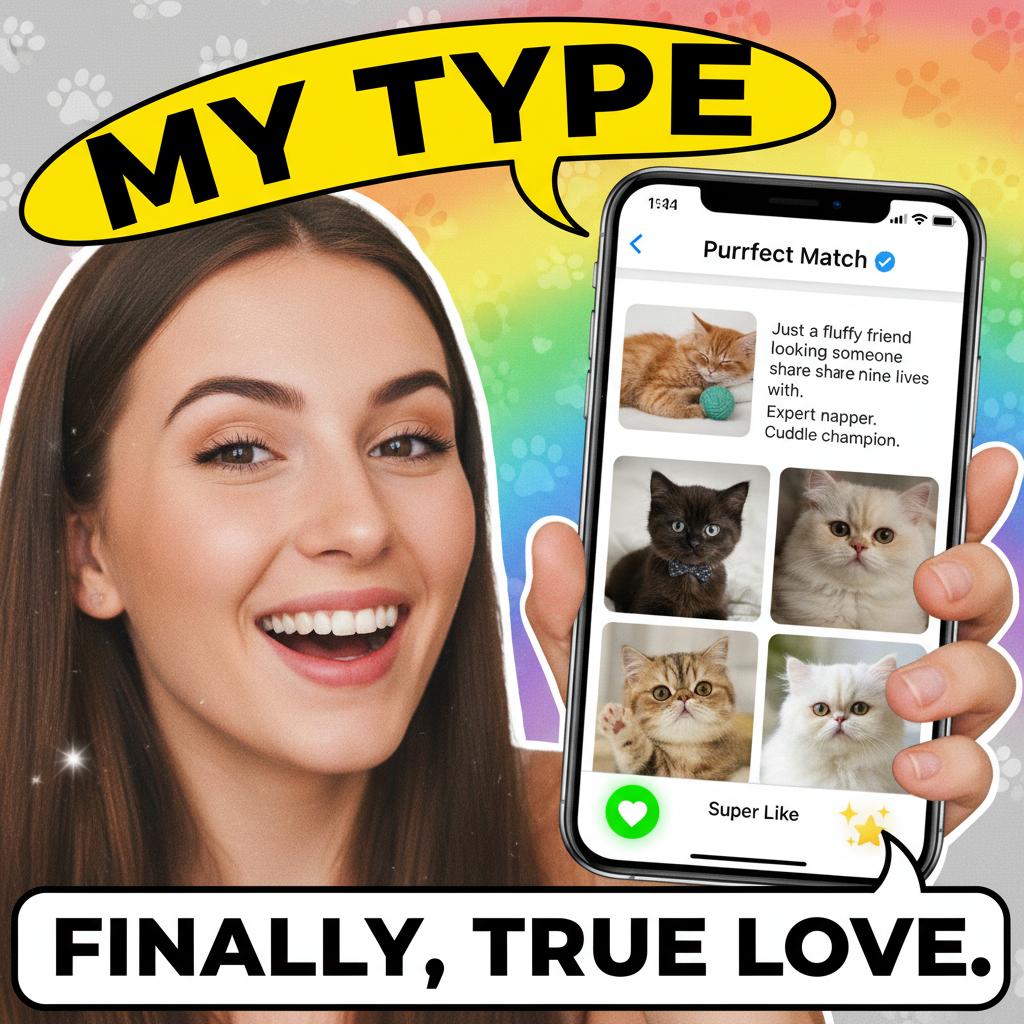 Matched with someone who only sends pictures of their cat. I'm in love.