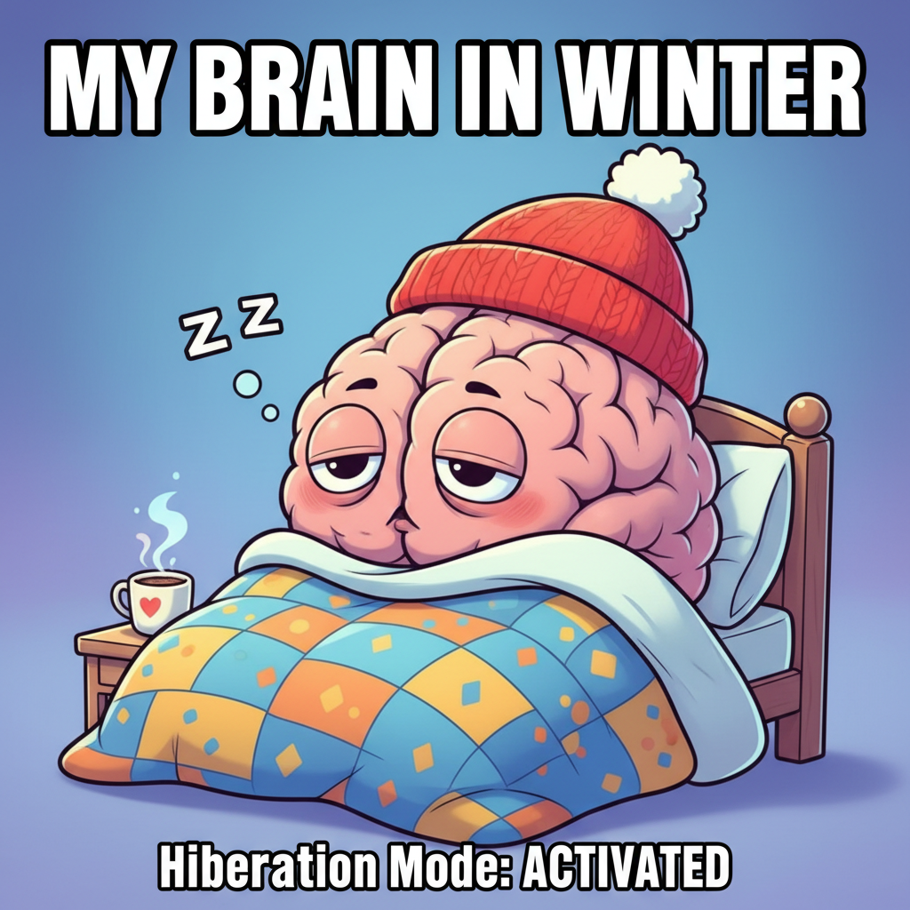 My brain cells hibernating for winter. See ya in spring, maybe.