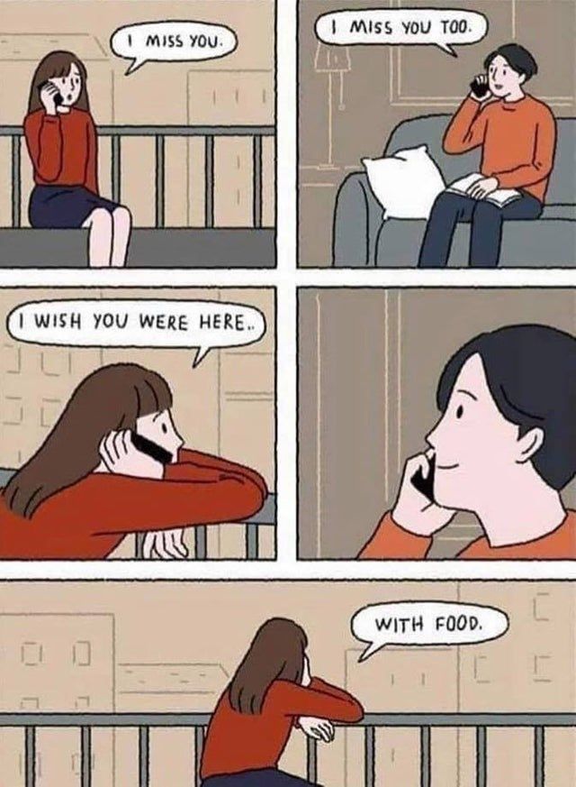 When you wake up and you don't have a morning message from bae