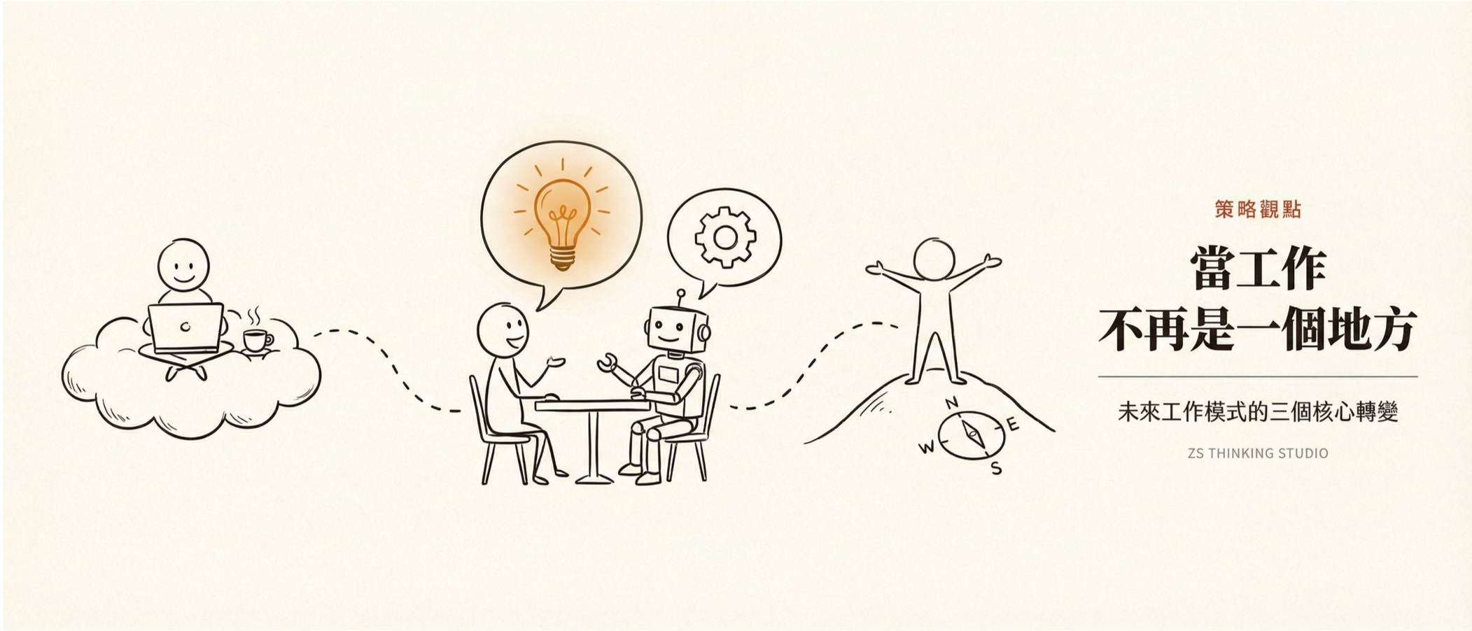 當工作不再是一個地方——未來工作模式的三個核心轉變