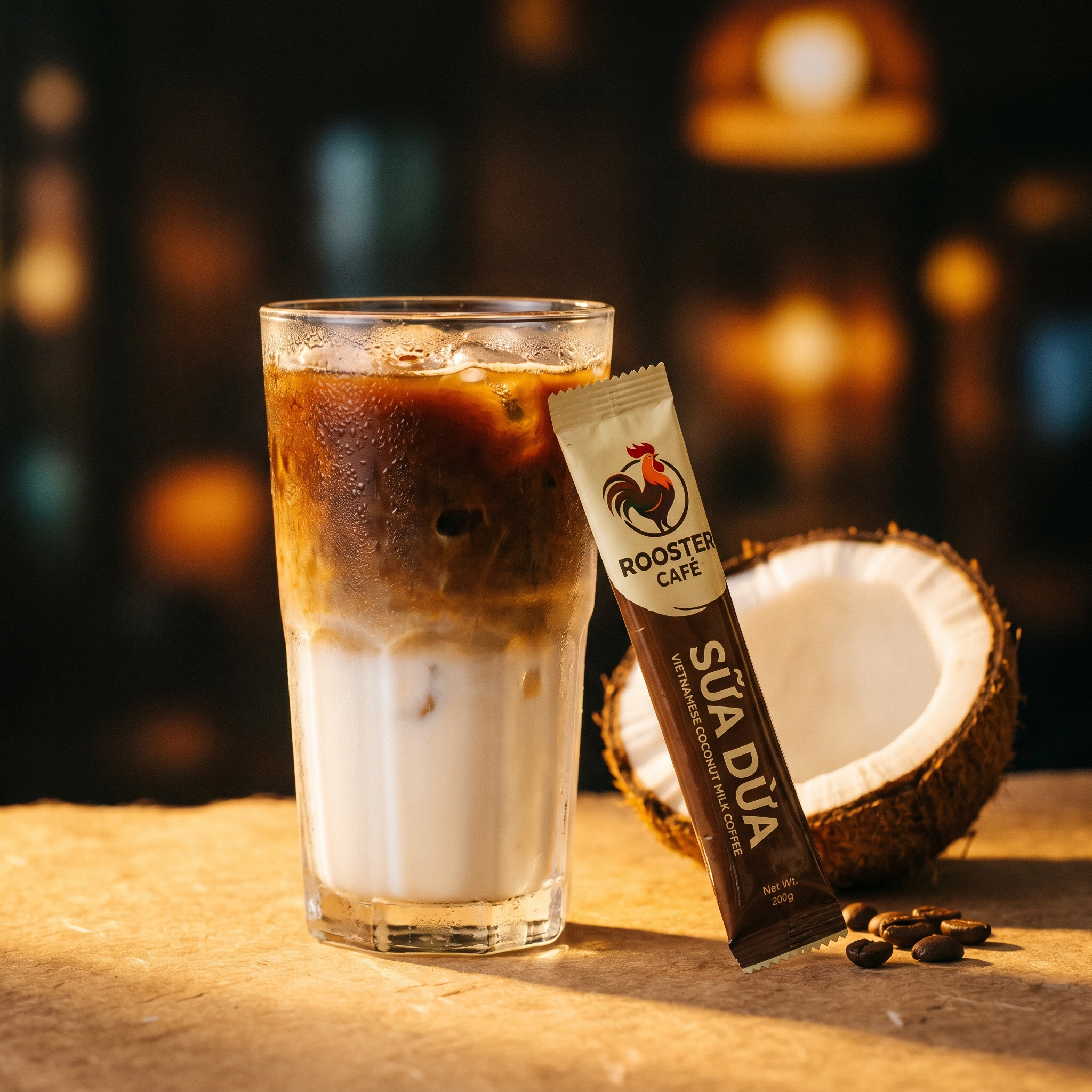 Rooster Café Sữa Dừa