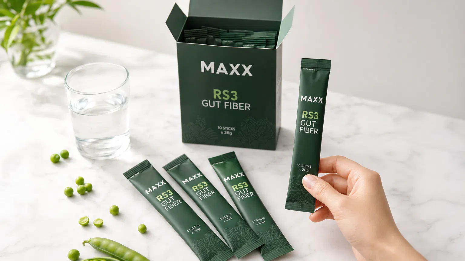 MAXX RS3 GUT FIBER - Hộp 10 Stick