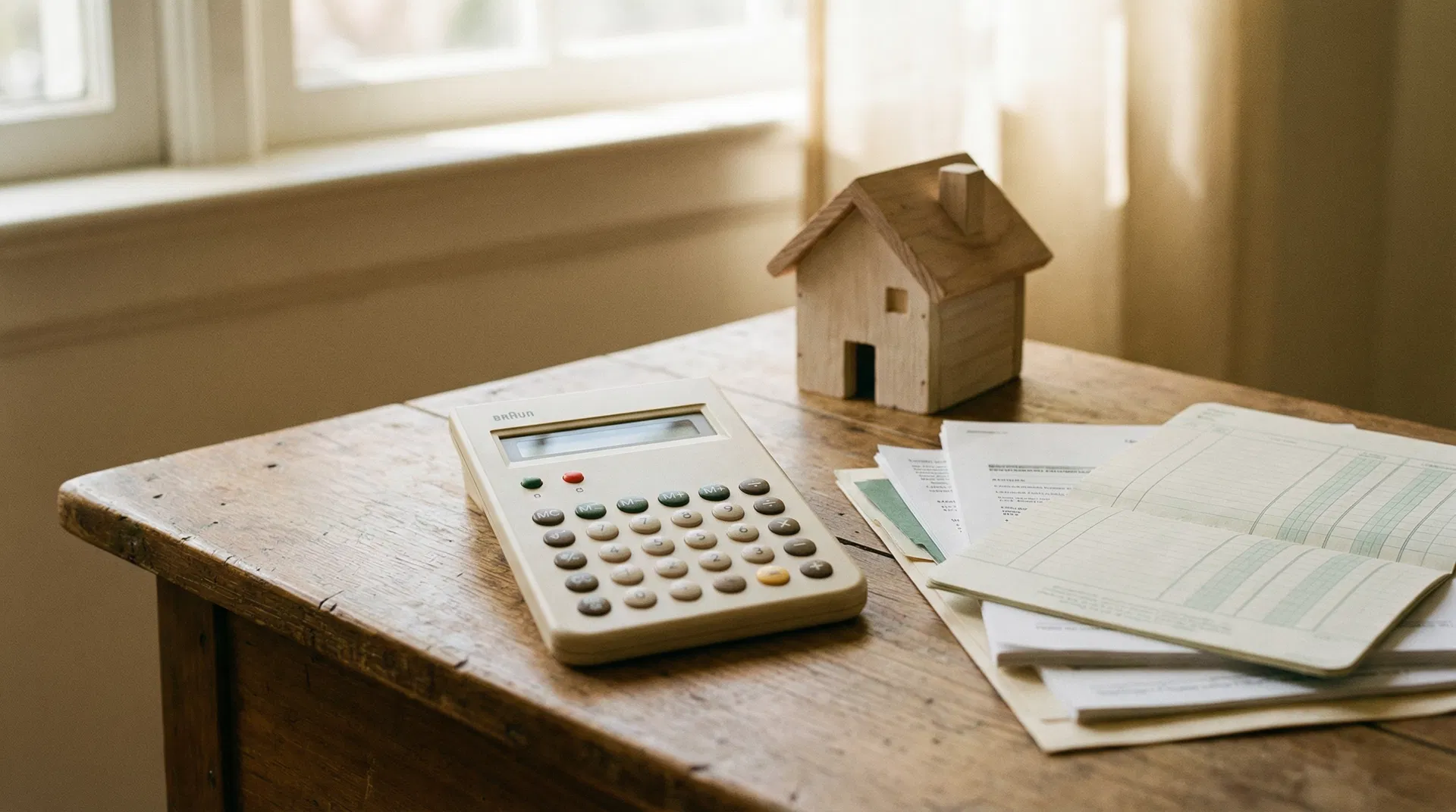 Taschenrechner und Dokumente auf einem Schreibtisch – Steuerplanung