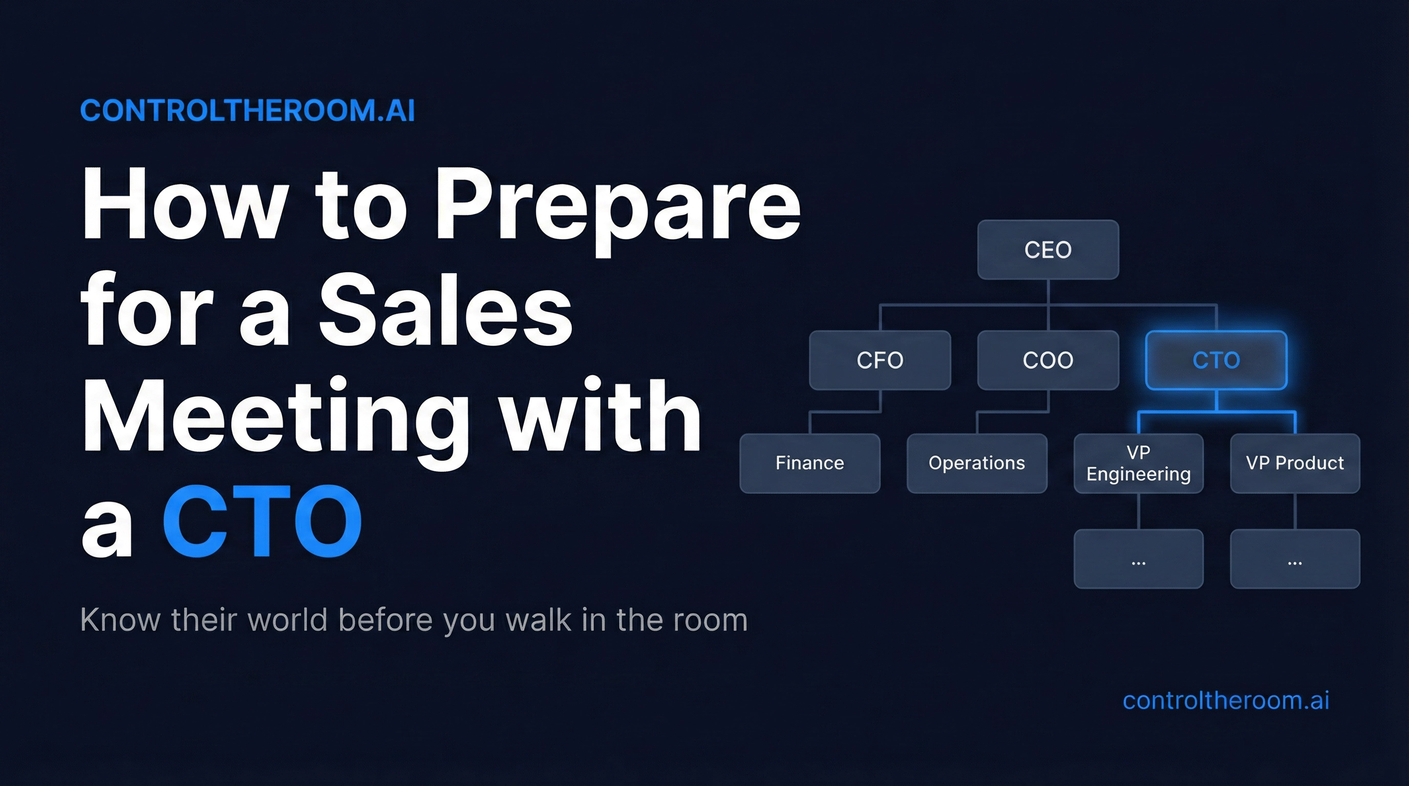How to Prepare for a Sales Meeting with a CTO