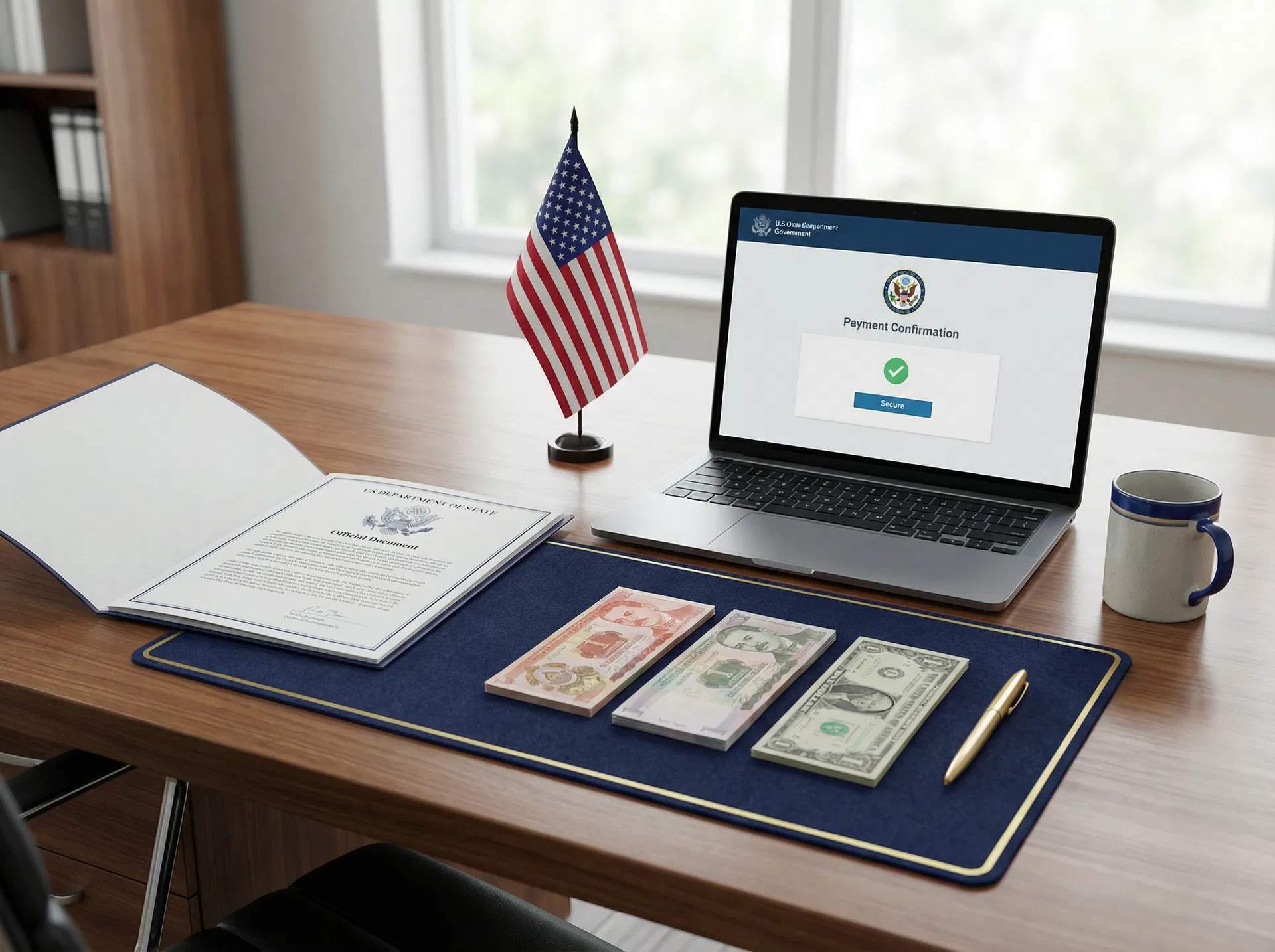 Transparencia en el pago de fees gubernamentales de visa