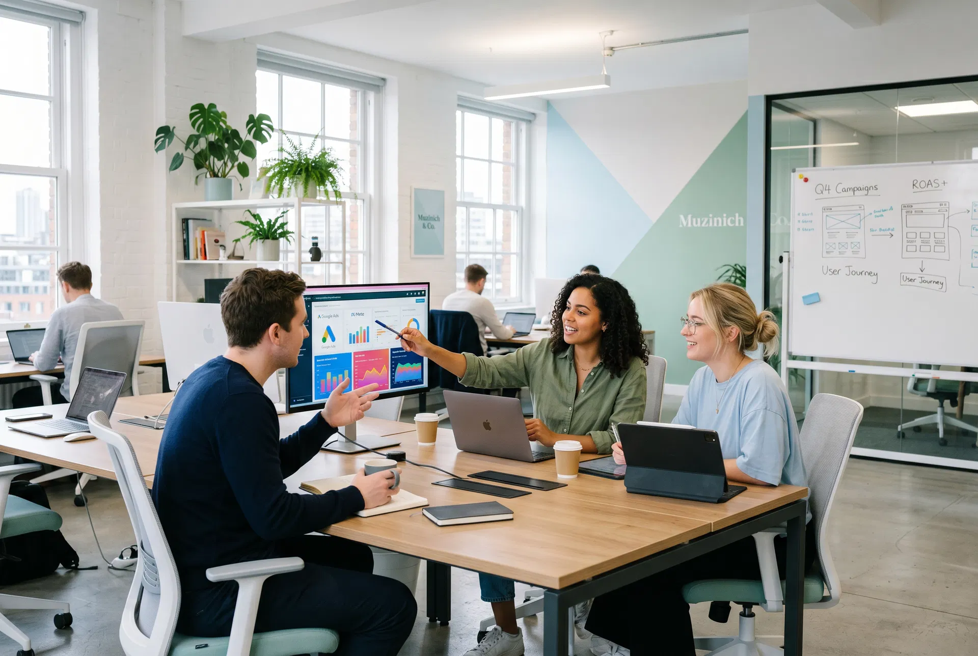 EveryFriday team reviewing campaign performance