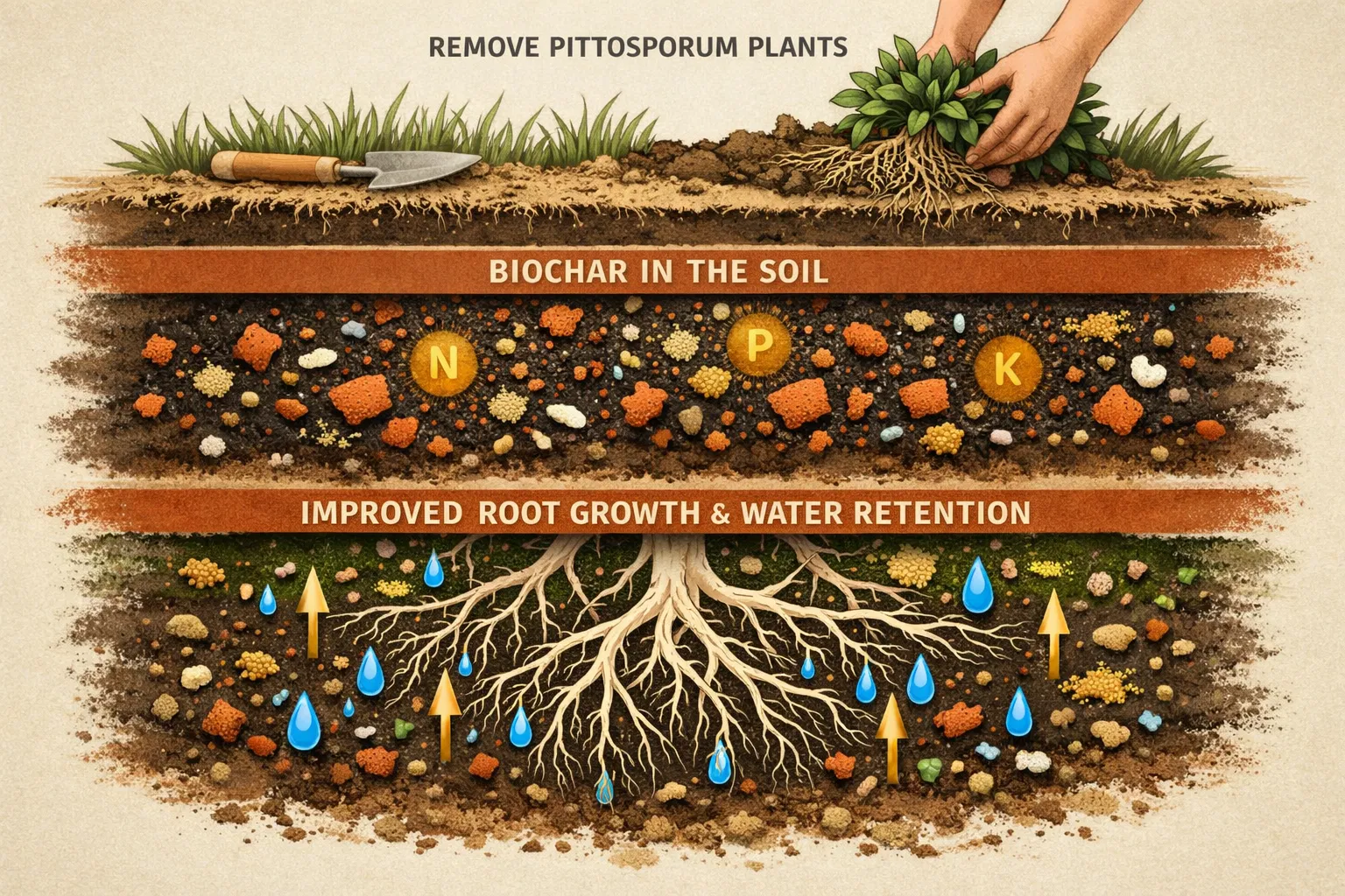 Soil improvement with biochar