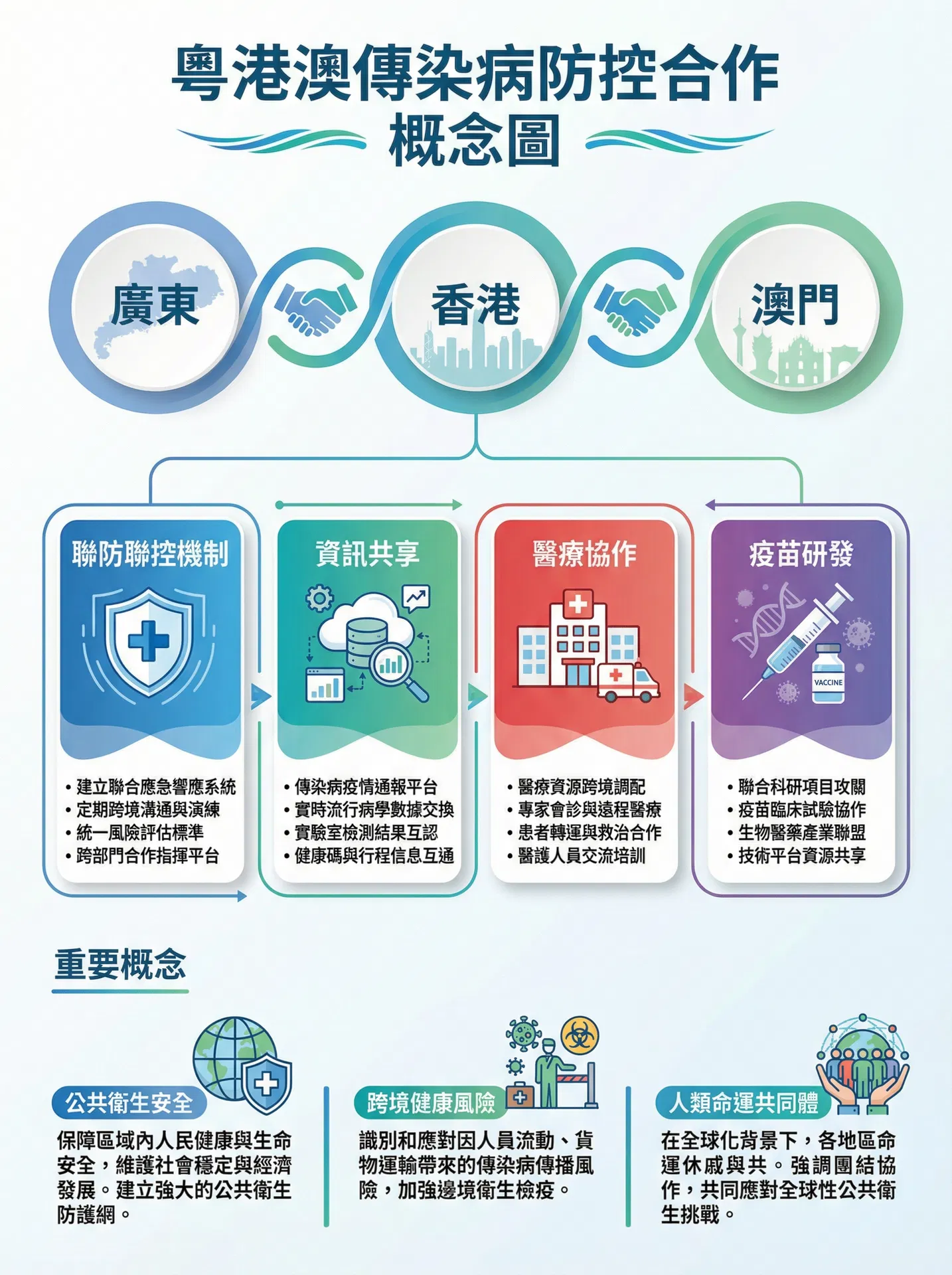 粵港澳傳染病防控合作 概念圖