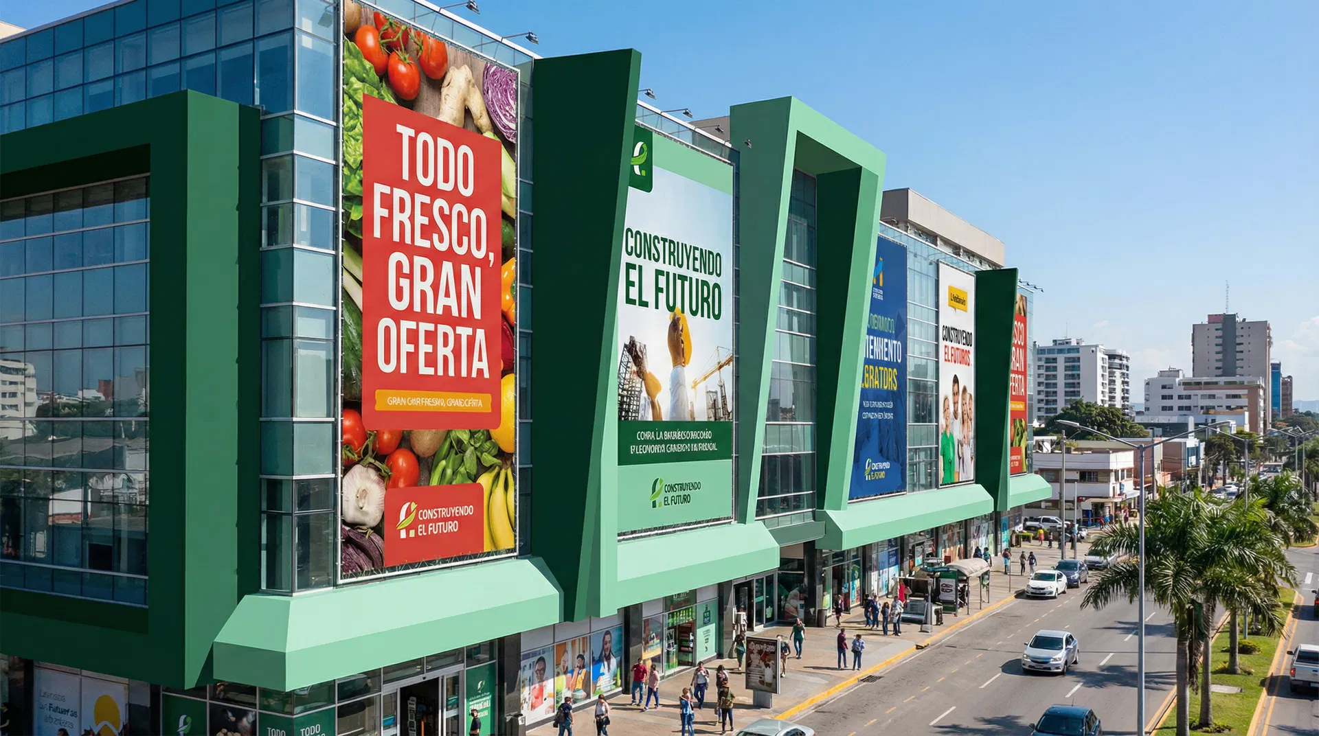 Guía de selección de rollo de lona flex para señalización exterior