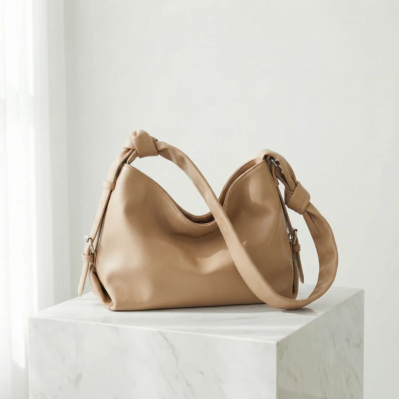 Hobo Bag Soft Touch กระเป๋าทรง Hobo นุ่มสบาย BOSTANTEN | CASA Thailand