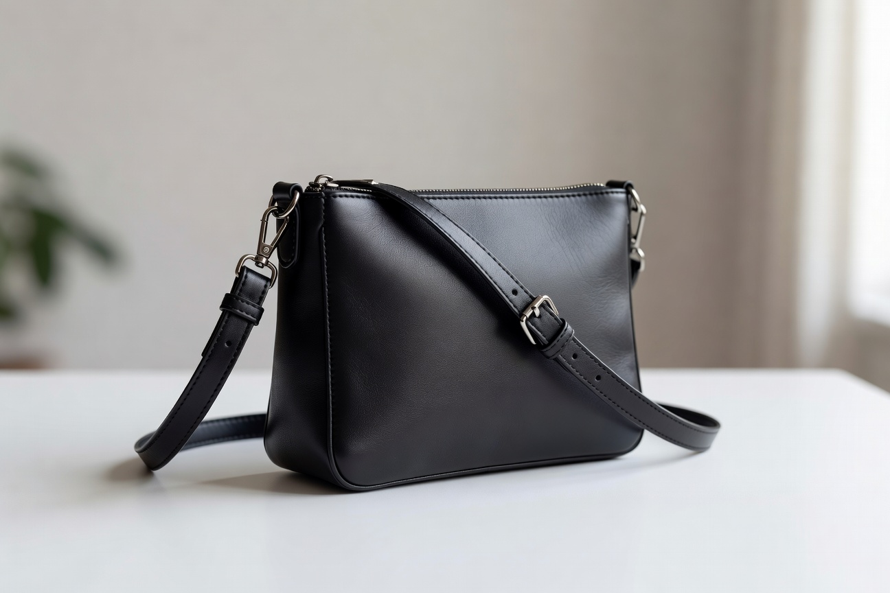 ภาพใกล้ชิดกระเป๋าสะพายข้าง PU ราคาถูก คุณภาพดี ดีไซน์สวยงามจาก casa.band