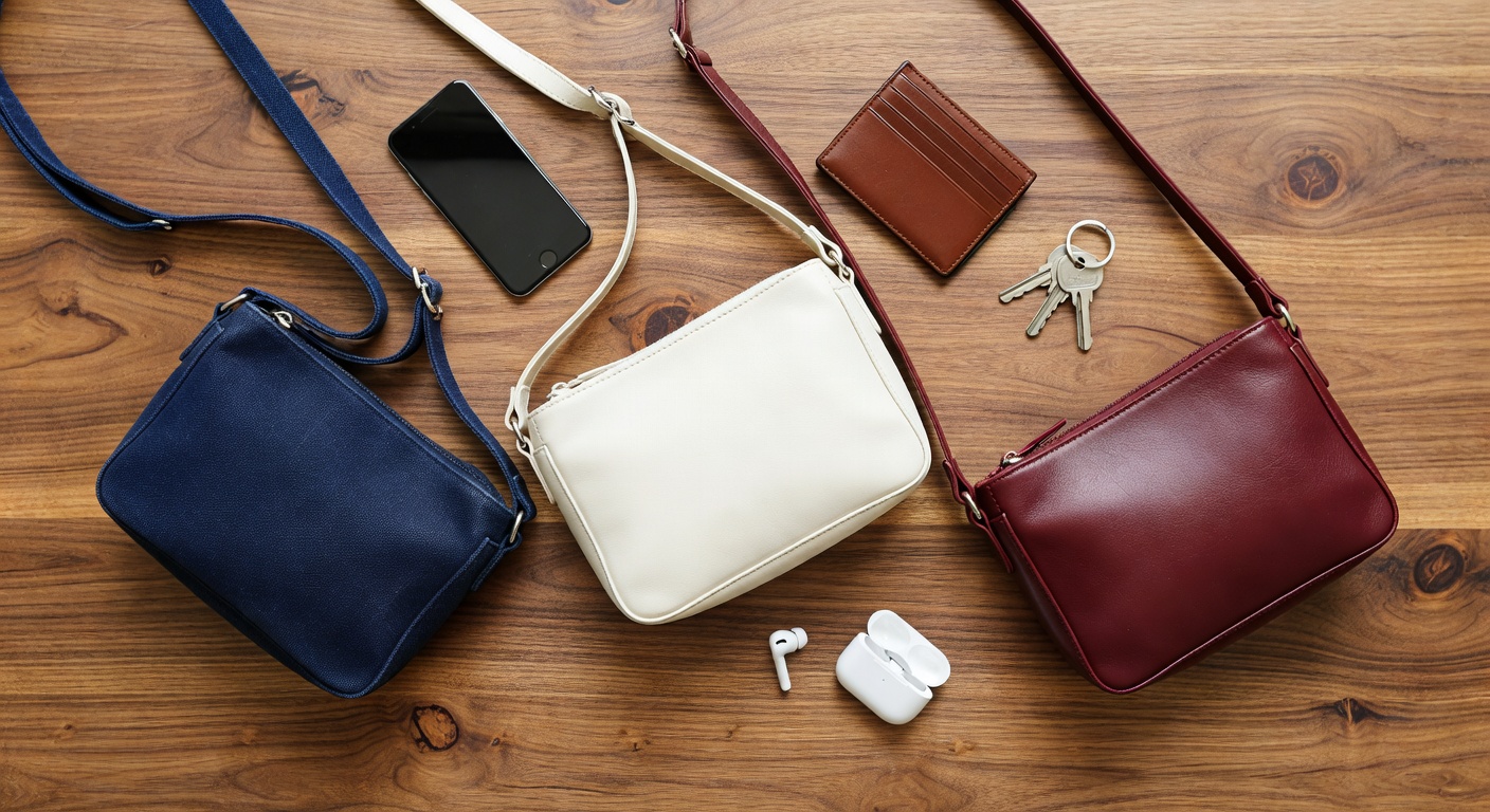 ภาพจัดวางกระเป๋าสะพายข้างแฟชั่น ราคาประหยัด ใช้งานได้จริงจาก casa.band