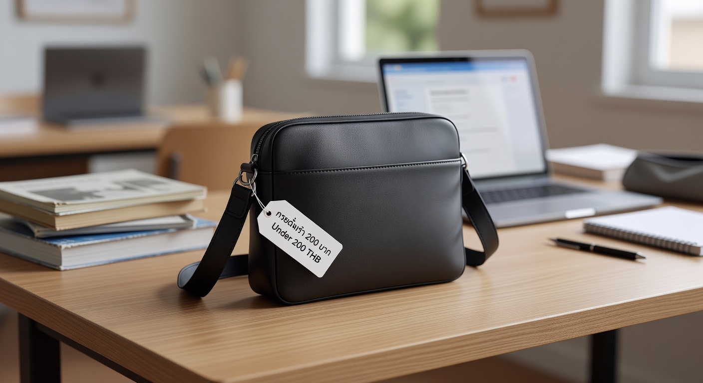 กระเป๋าสะพายข้าง PU ราคาถูก คุณภาพดี ภายใต้ 200 บาท สำหรับนักเรียนจาก casa.band