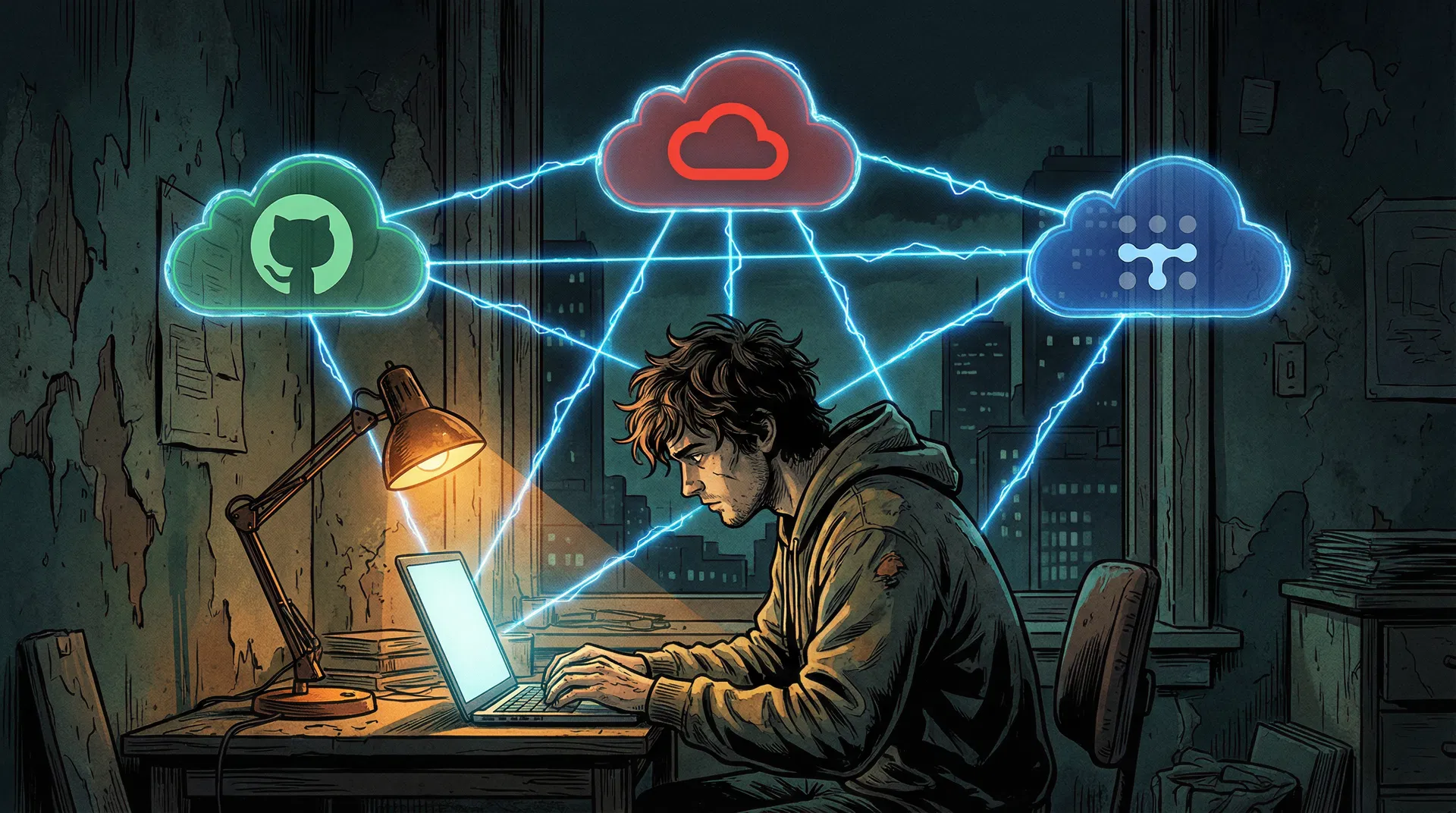 Scavenger Architecture — GitHub Actions + Oracle Cloud + Tailscale