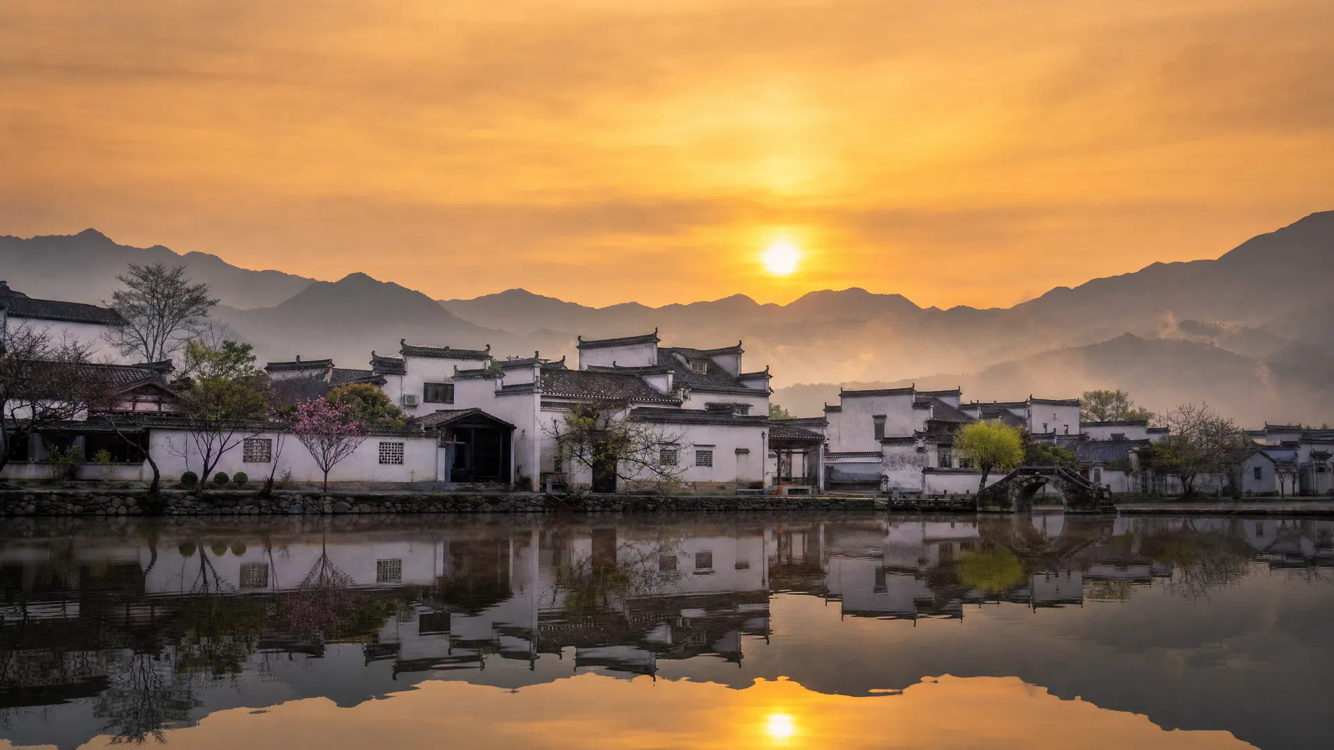 徽派村落全景