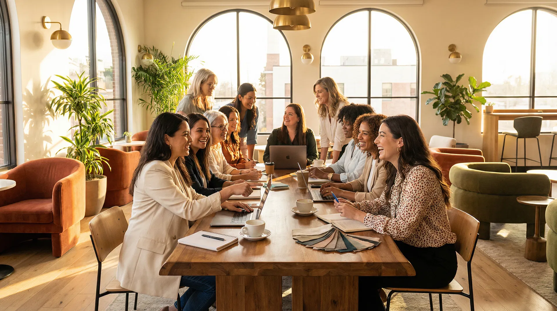 Kingdom women entrepreneurs collaborating