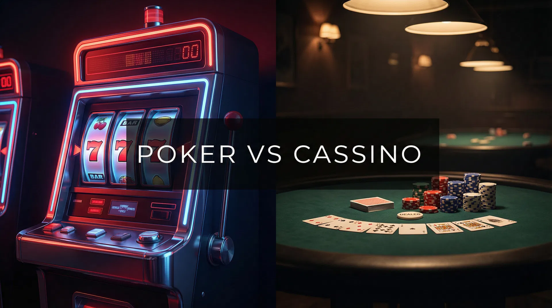 Diferença Entre Poker e Cassino: Entenda de Forma Definitiva