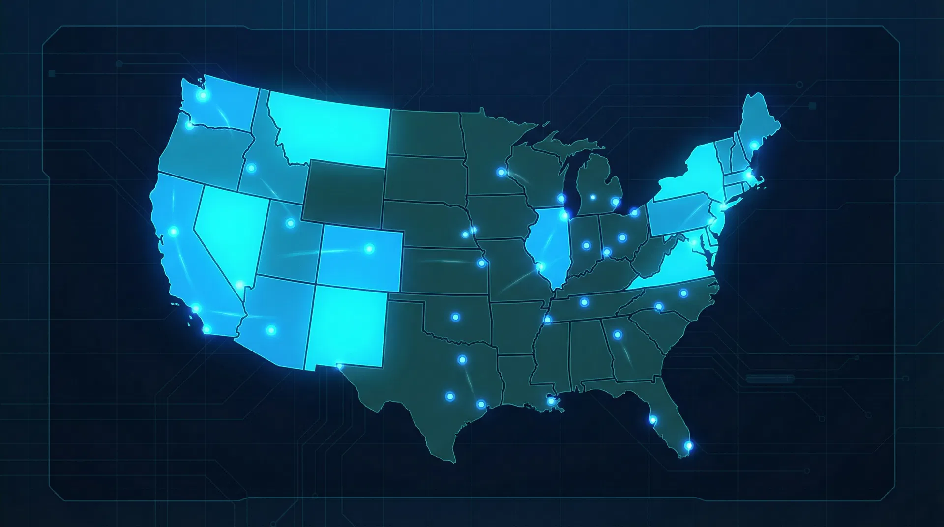 Territory availability map