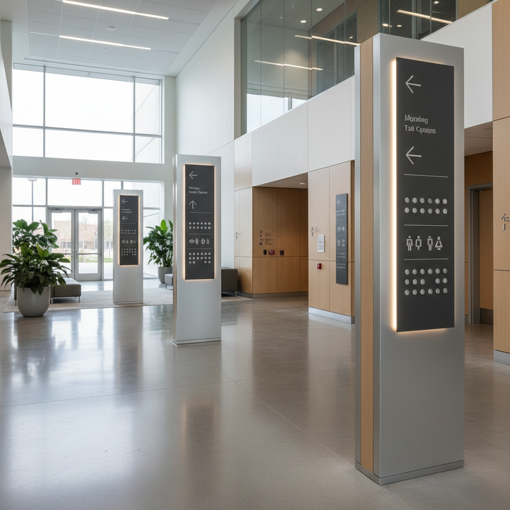 Custom Signage and Wayfinding for Government Buildings: ADA Compliance and Beyond